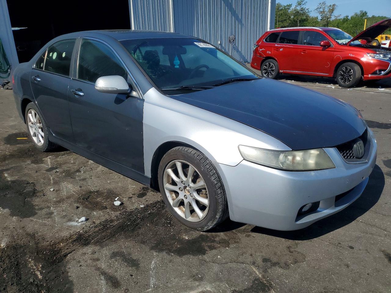 2008 Acura Tsx Gray vin: JH4CL96878C005338