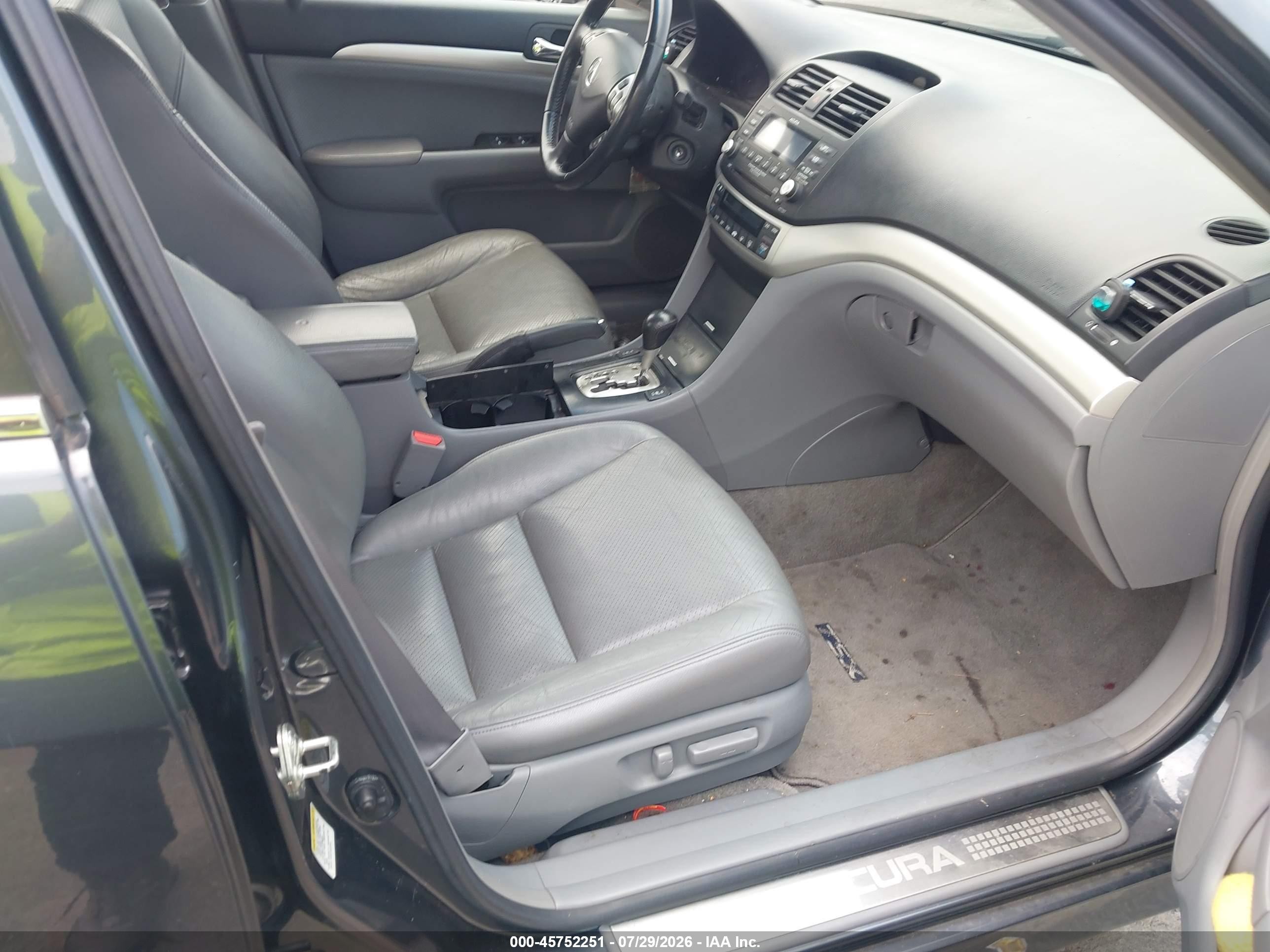 2008 Acura Tsx   Gray vin: JH4CL96878C006585