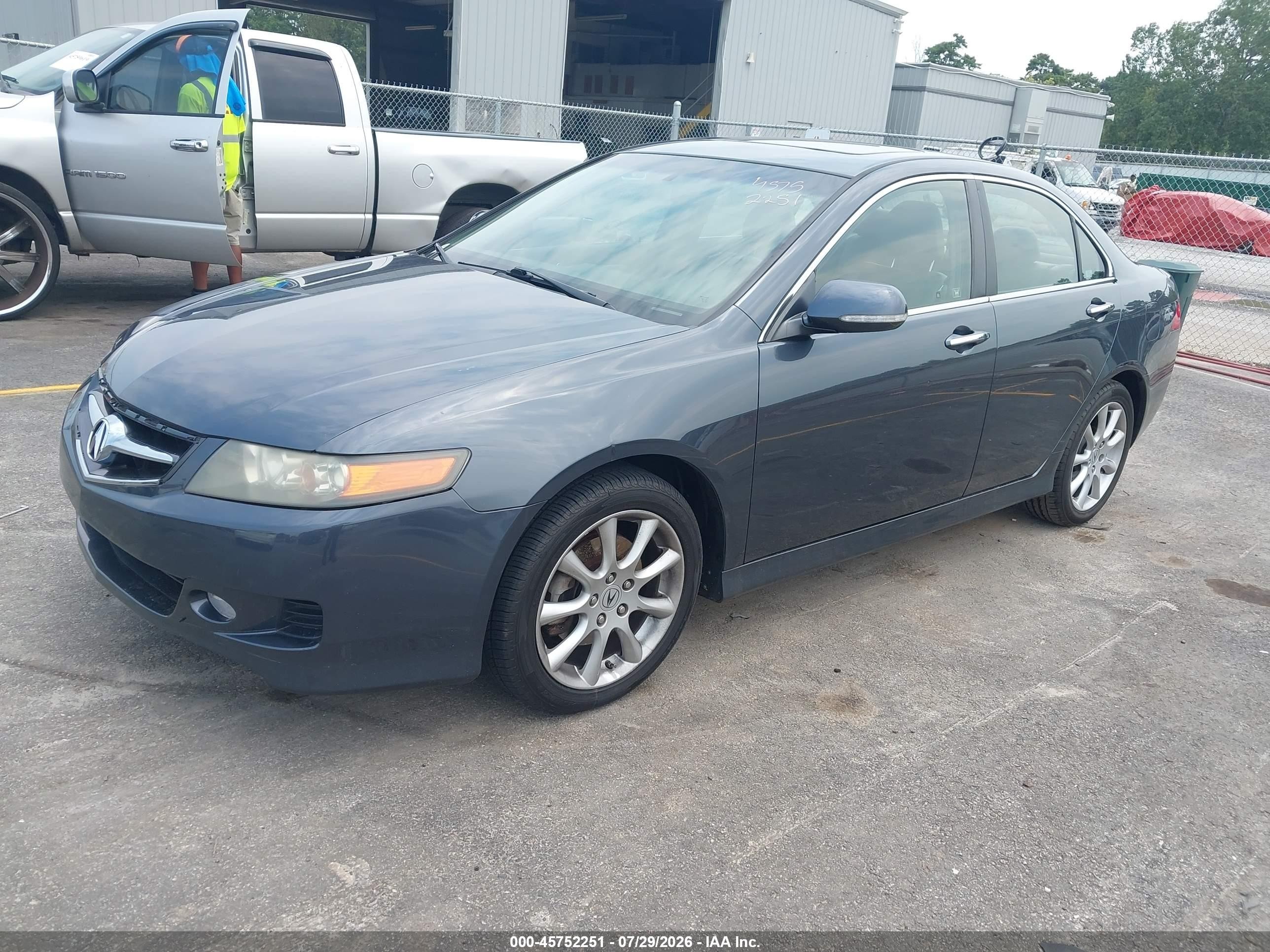 2008 Acura Tsx   Gray vin: JH4CL96878C006585