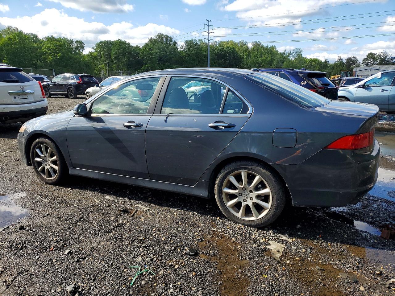2008 Acura Tsx Gray vin: JH4CL96878C009860