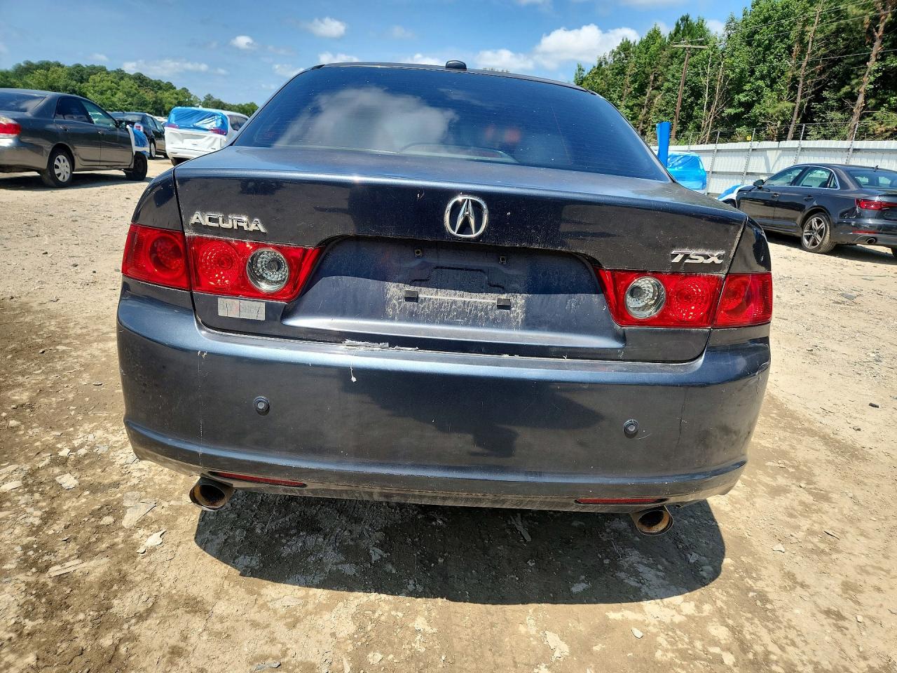 2008 Acura Tsx Gray vin: JH4CL96878C011219