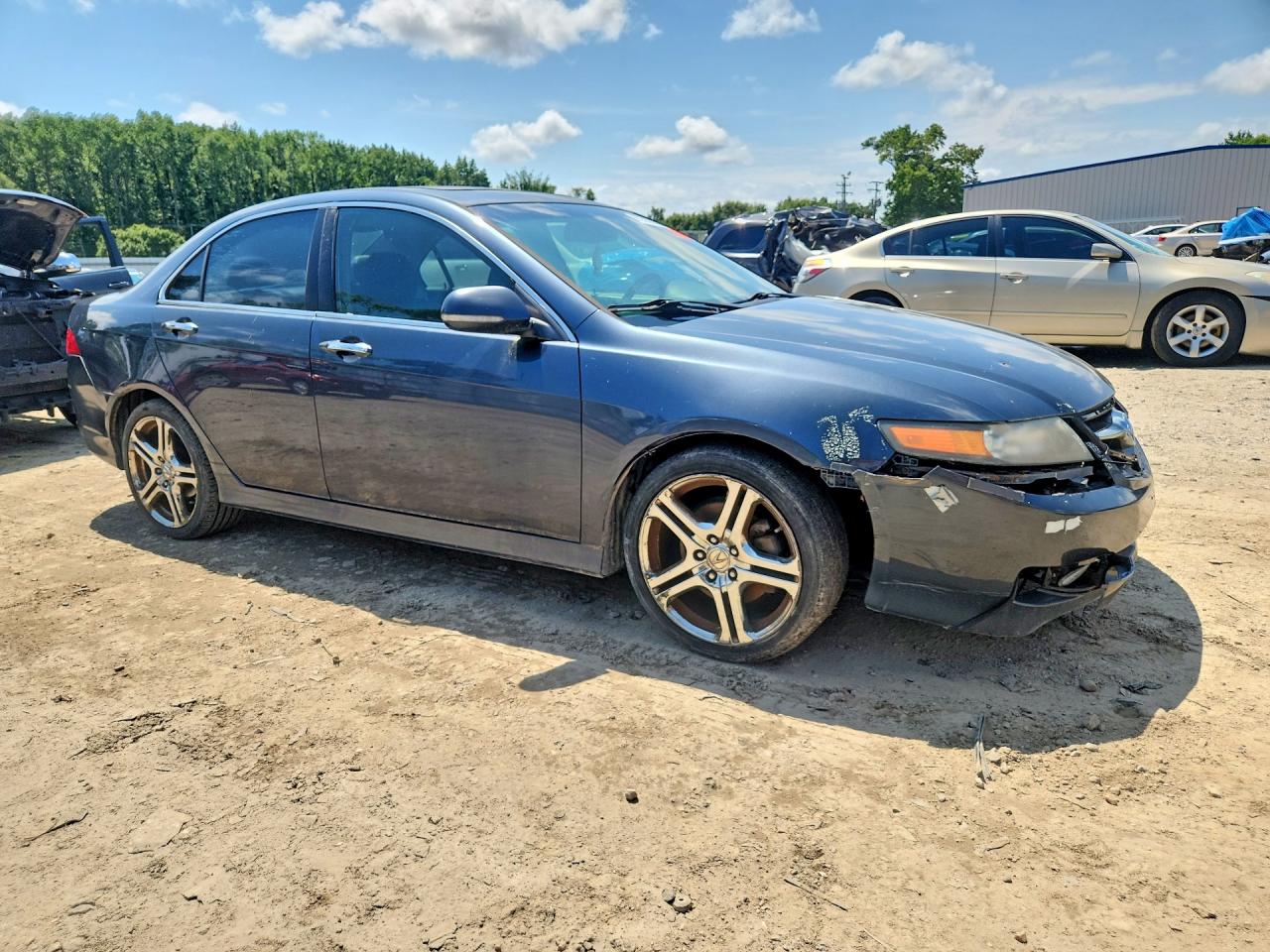2008 Acura Tsx Gray vin: JH4CL96878C011219