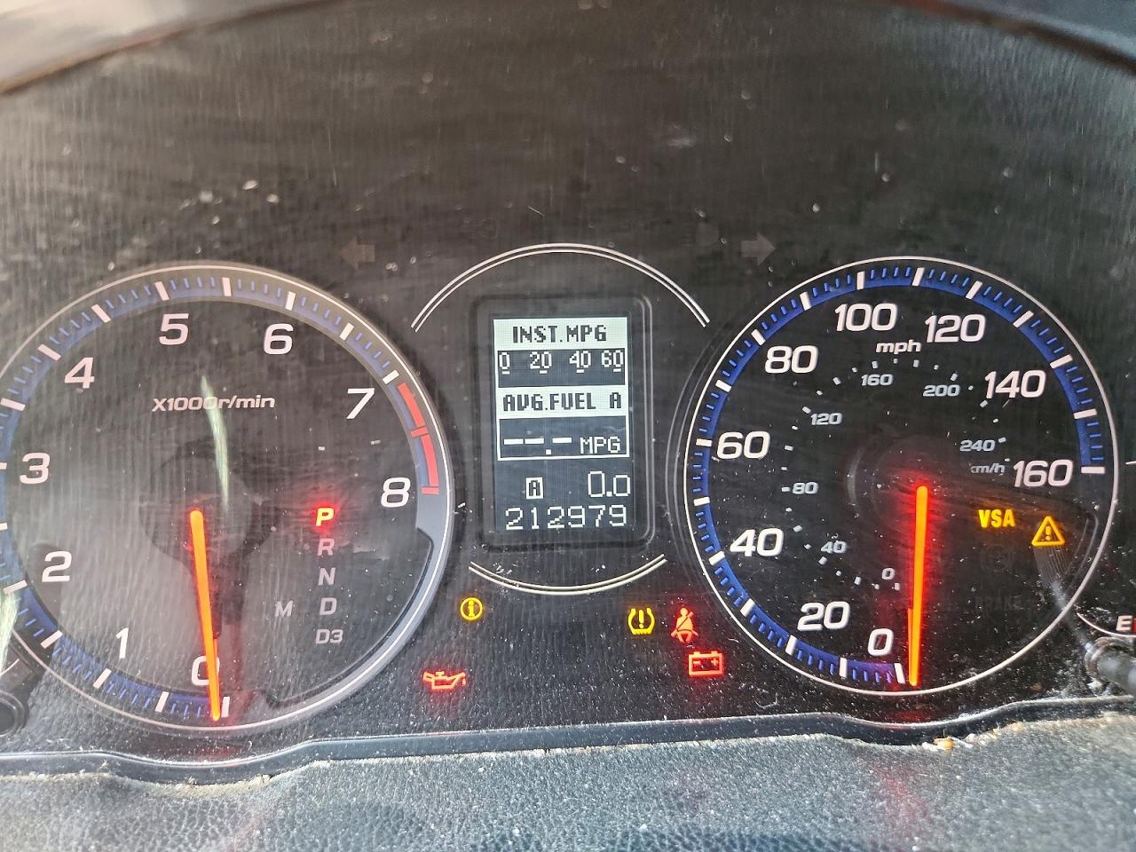 2008 Acura Tsx Gray vin: JH4CL96878C011219