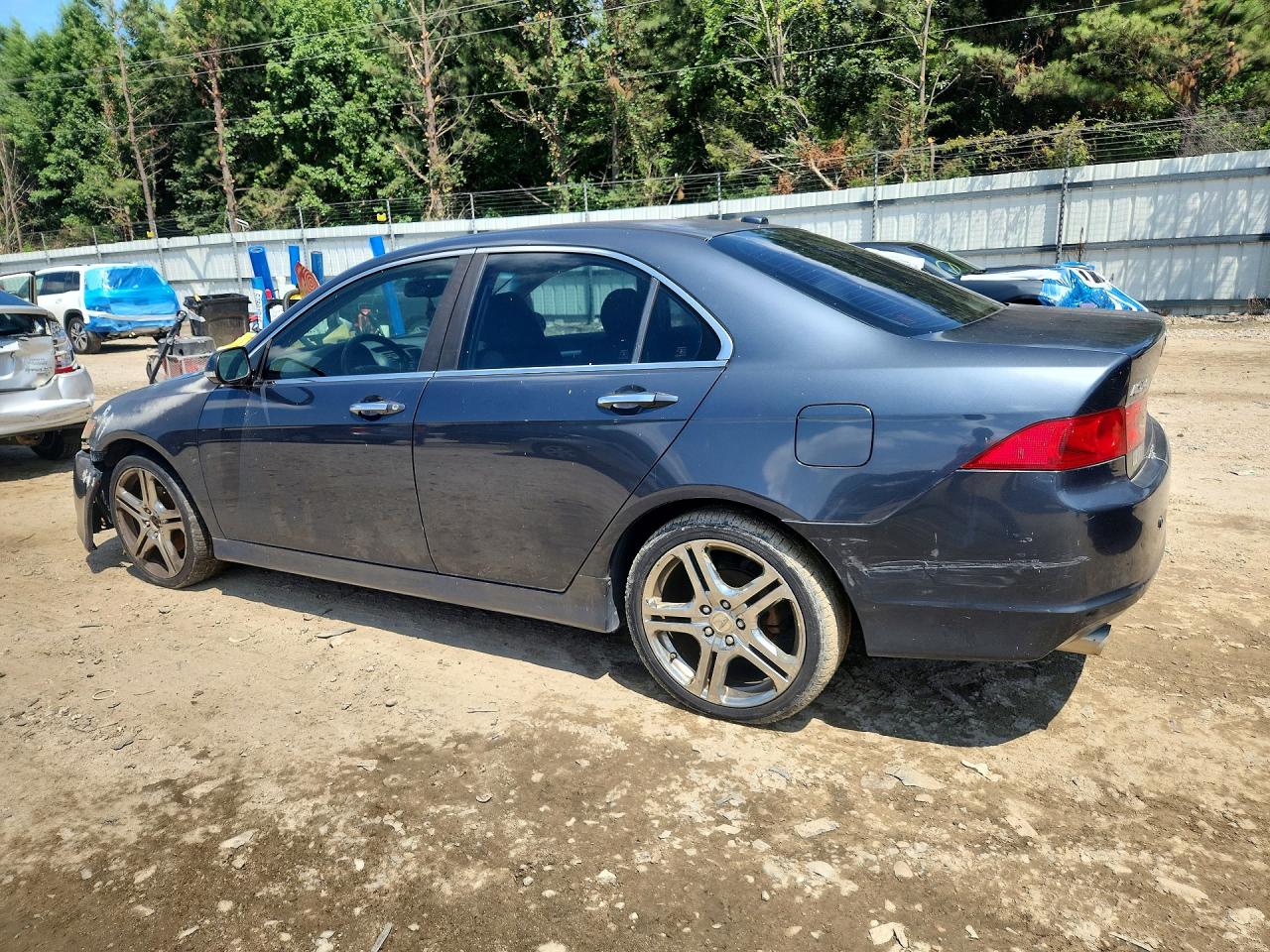 2008 Acura Tsx Gray vin: JH4CL96878C011219