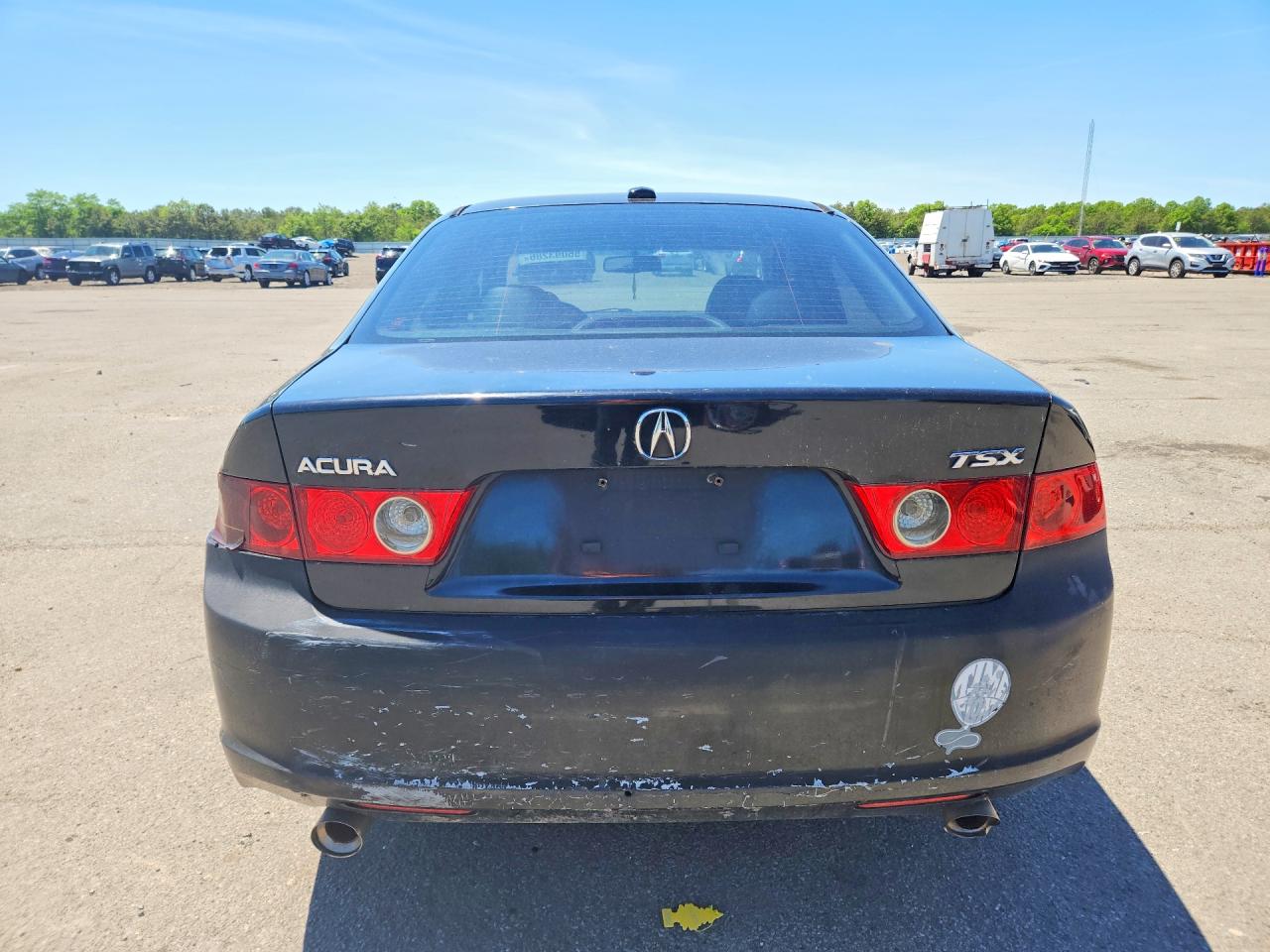 2008 Acura Tsx Black vin: JH4CL96878C012497