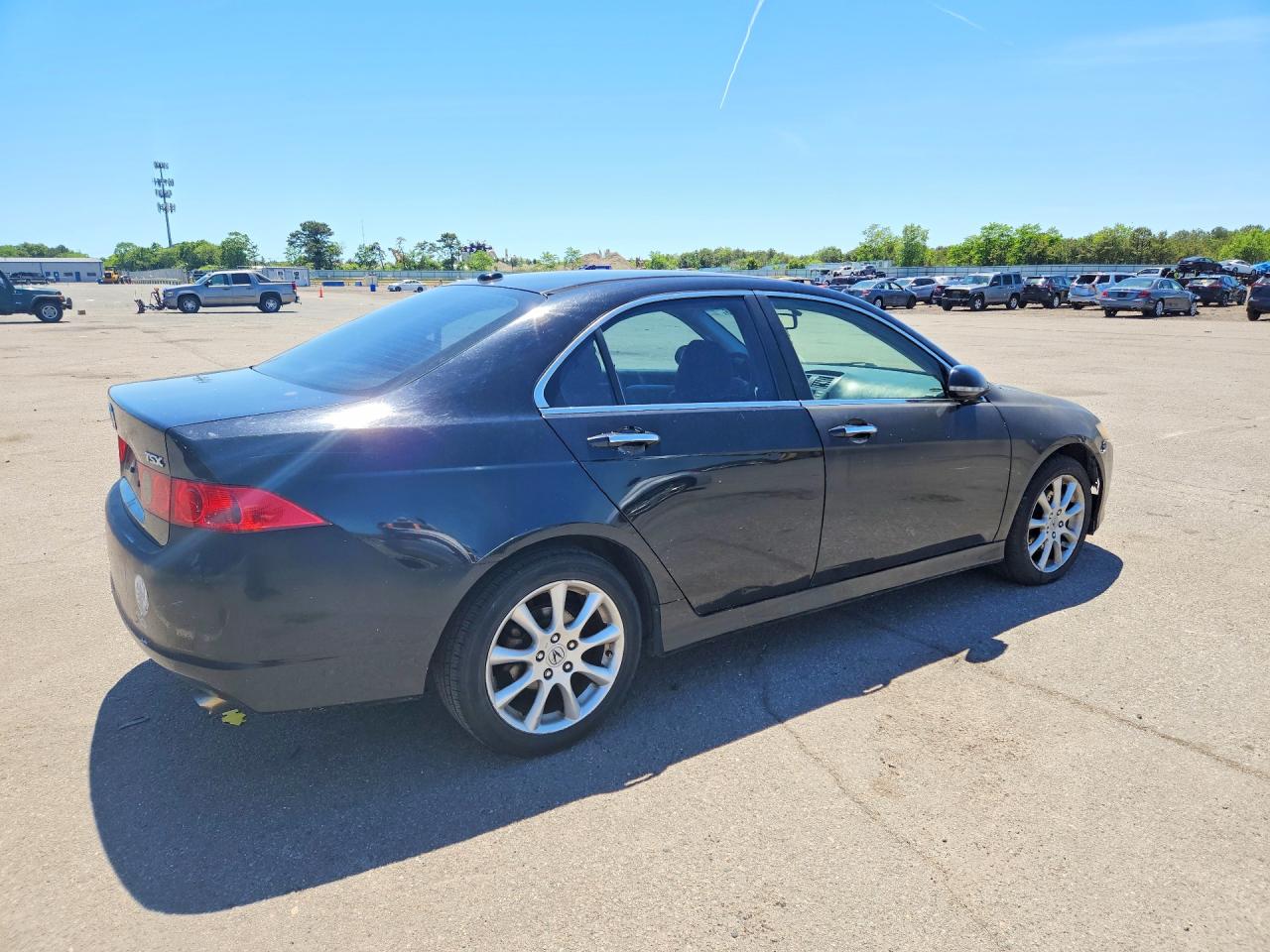 2008 Acura Tsx Black vin: JH4CL96878C012497