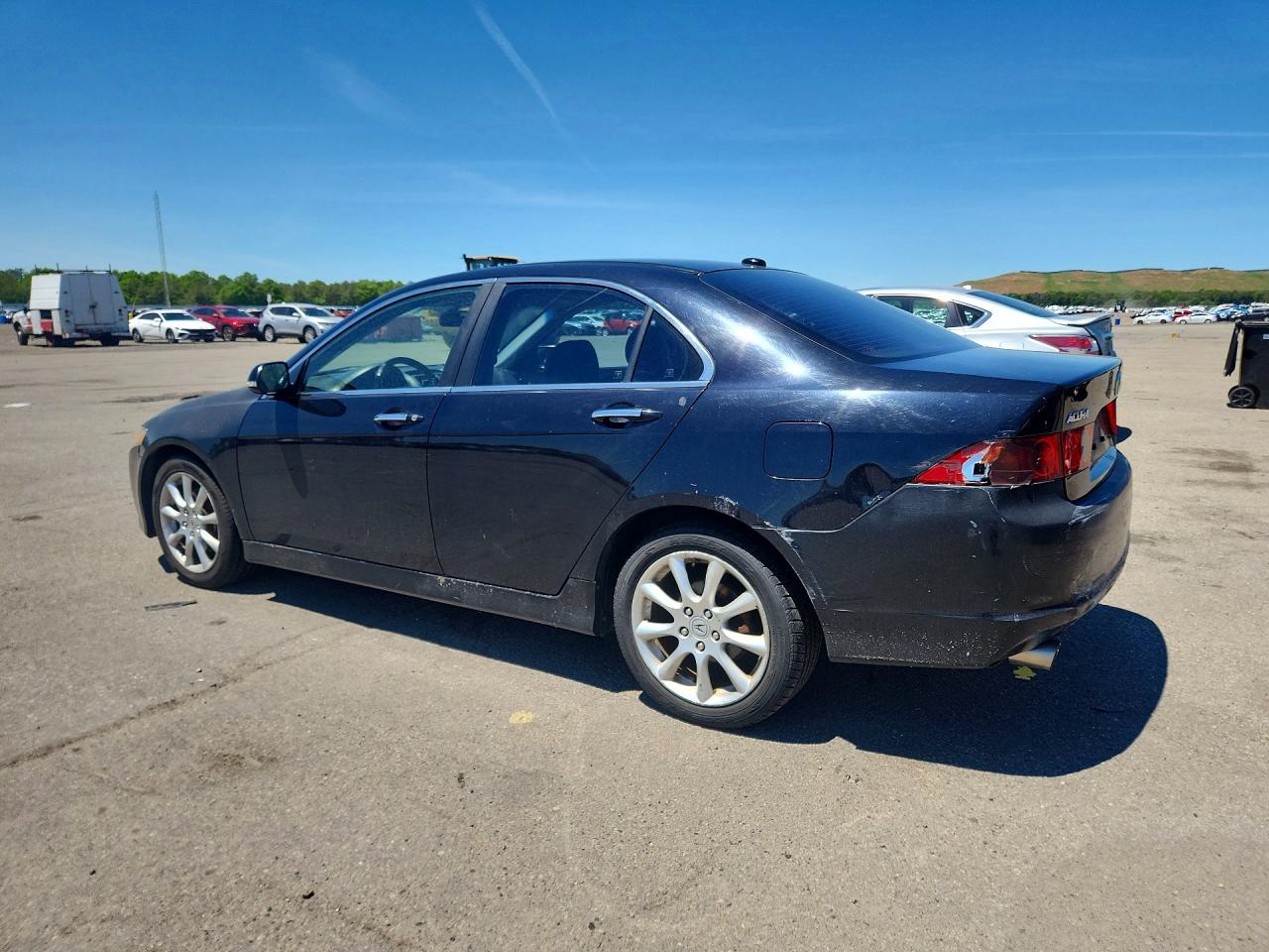 2008 Acura Tsx Black vin: JH4CL96878C012497