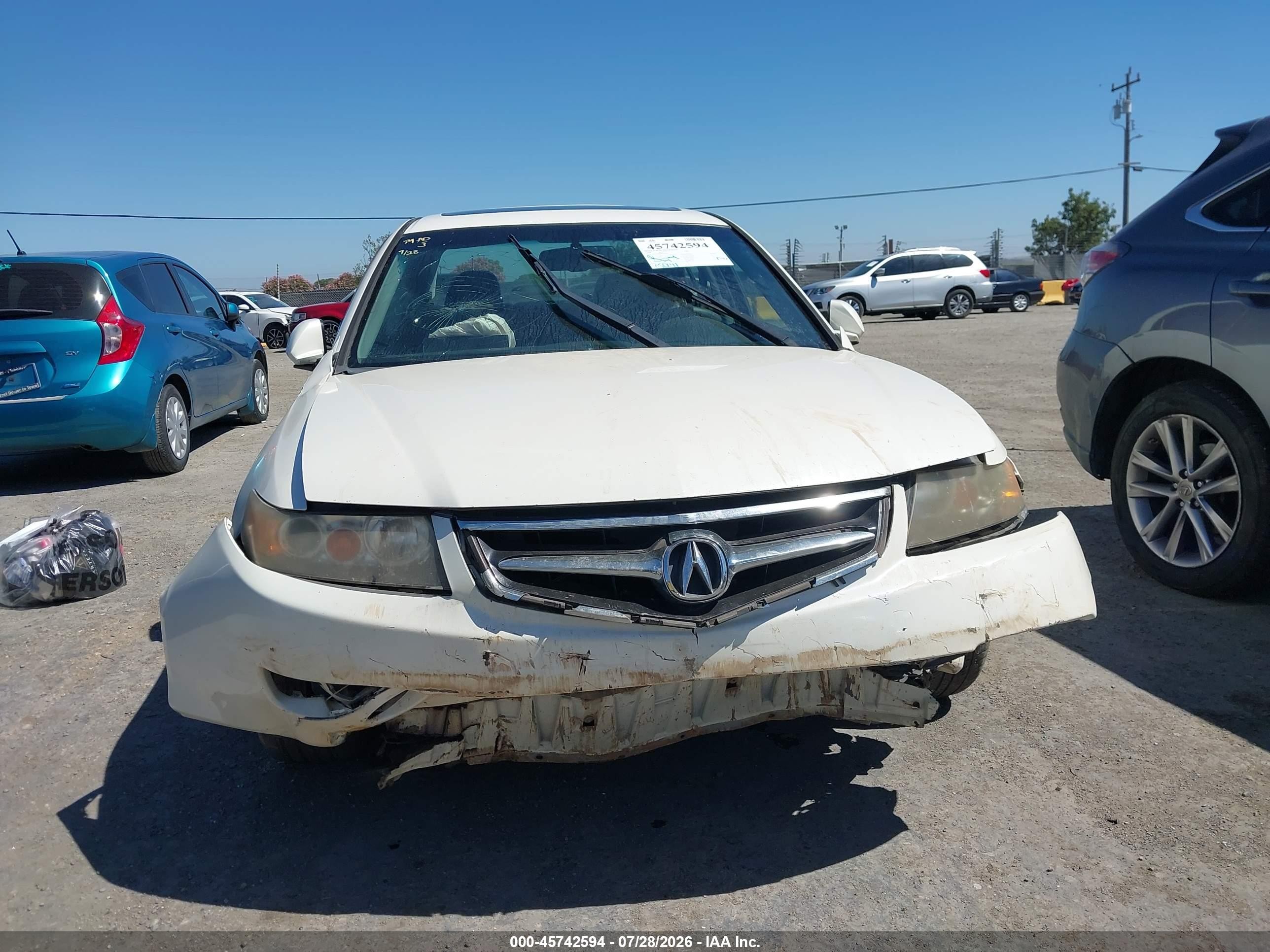 2008 Acura Tsx   White vin: JH4CL96878C017084