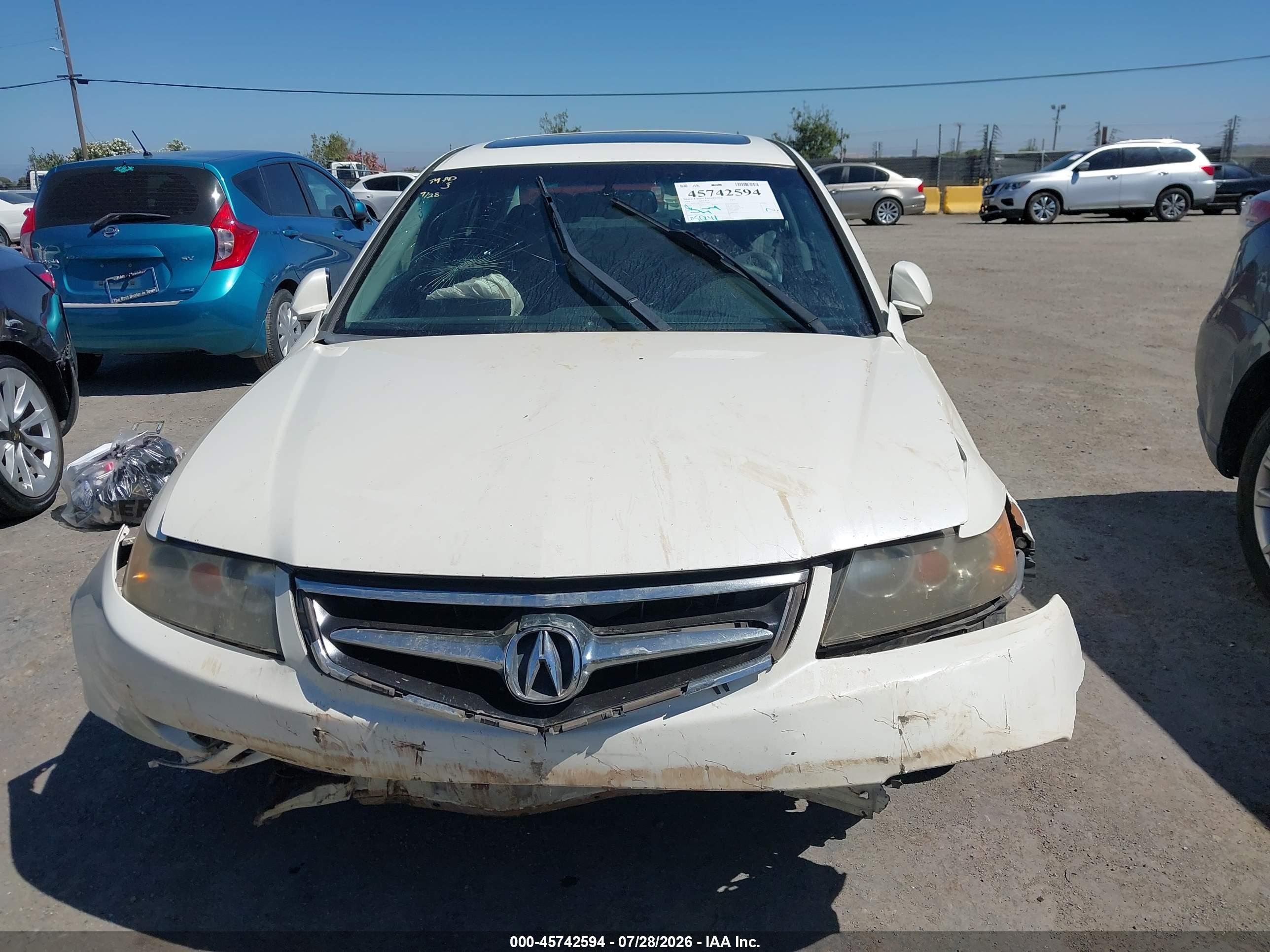 2008 Acura Tsx   White vin: JH4CL96878C017084