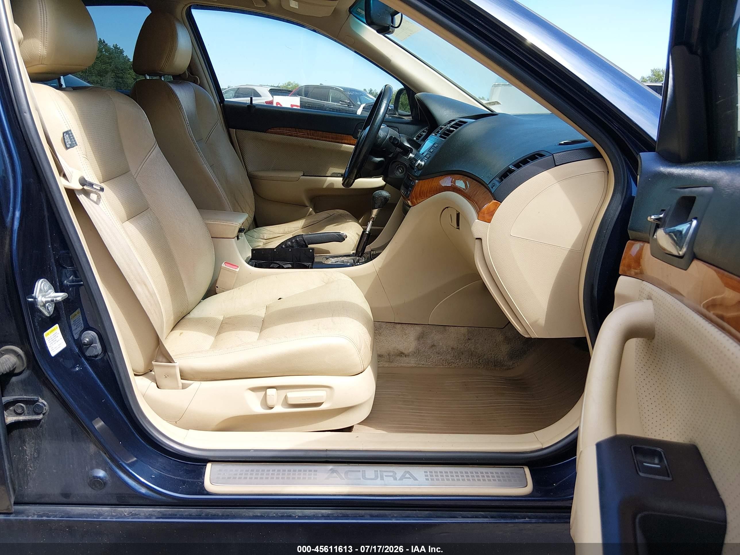 2008 Acura Tsx   Blue vin: JH4CL96878C017957