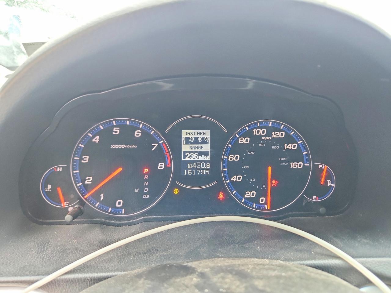 2008 Acura Tsx Blue vin: JH4CL96878C018185