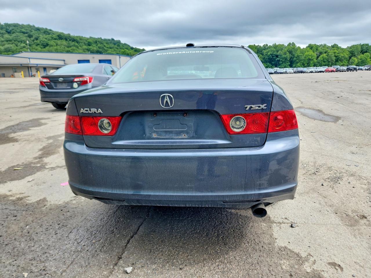 2008 Acura Tsx Blue vin: JH4CL96878C018185