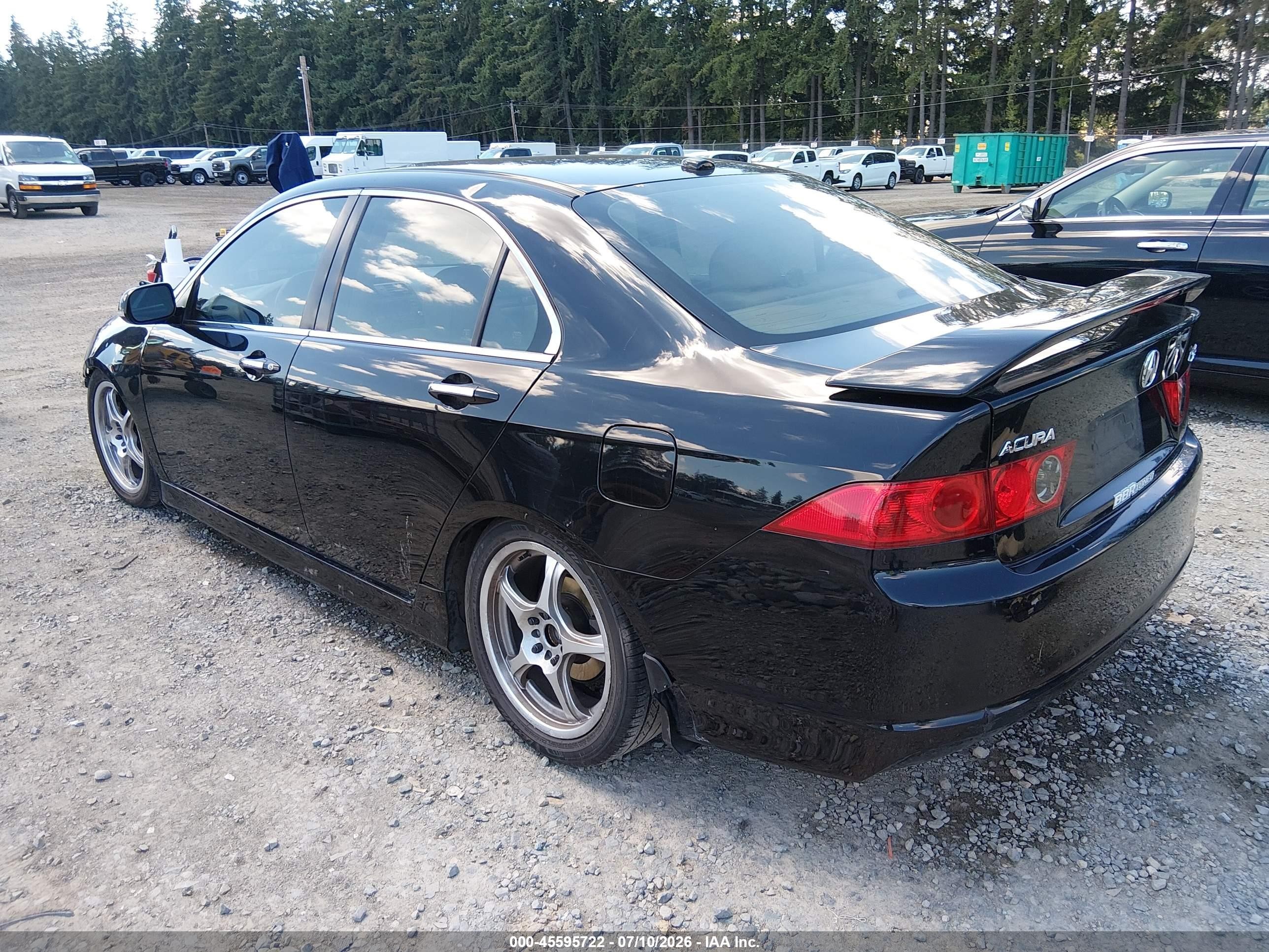 2008 Acura Tsx Black vin: JH4CL96878C019157