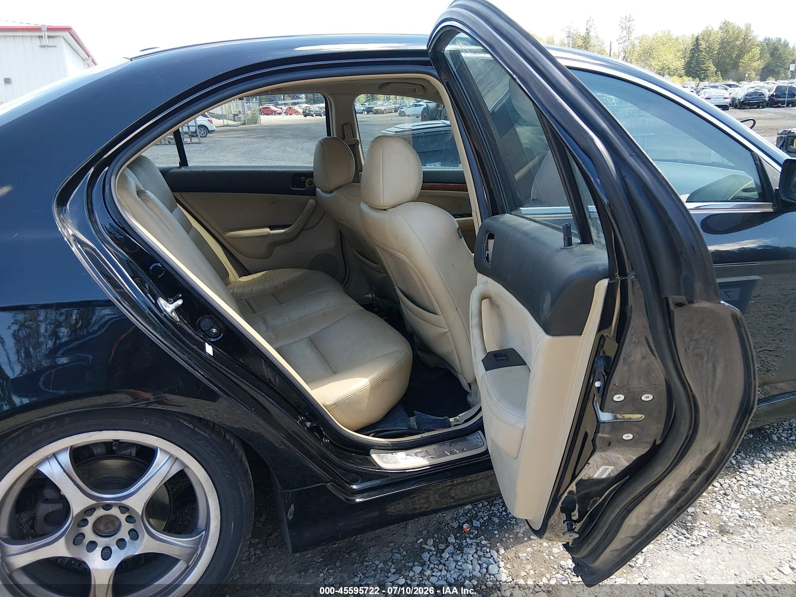2008 Acura Tsx Black vin: JH4CL96878C019157