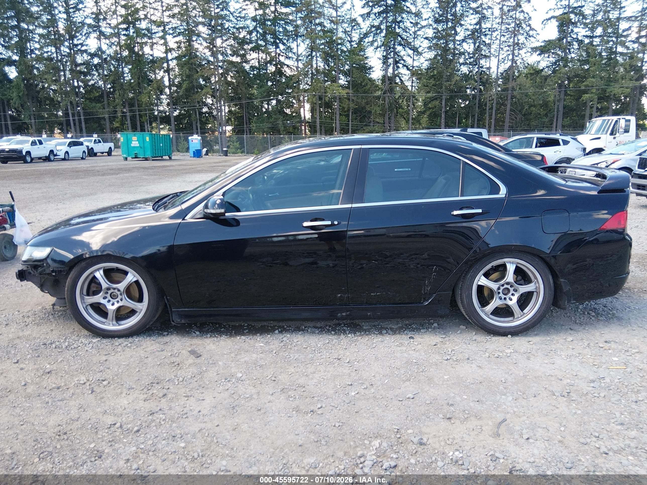 2008 Acura Tsx Black vin: JH4CL96878C019157