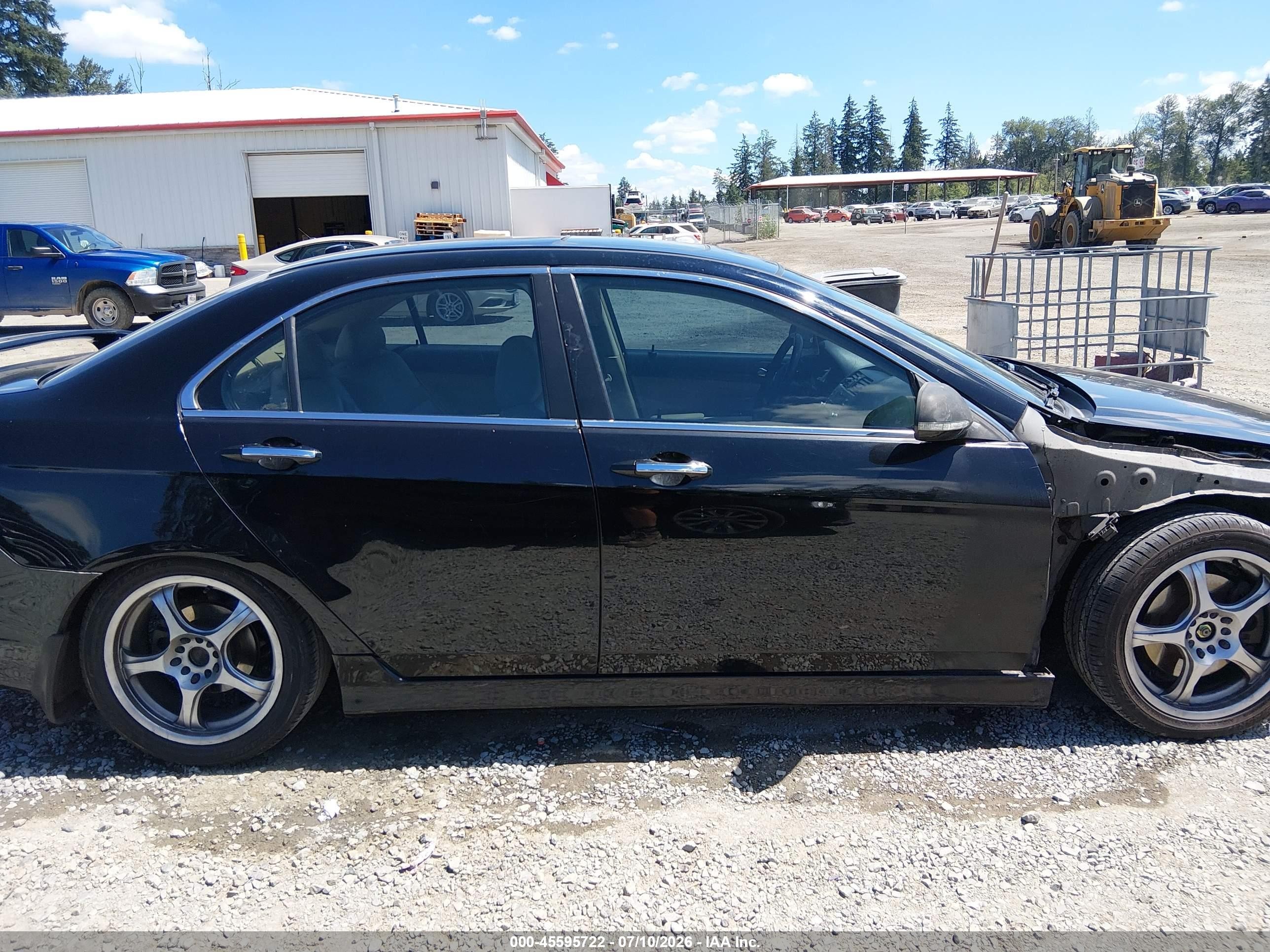 2008 Acura Tsx Black vin: JH4CL96878C019157