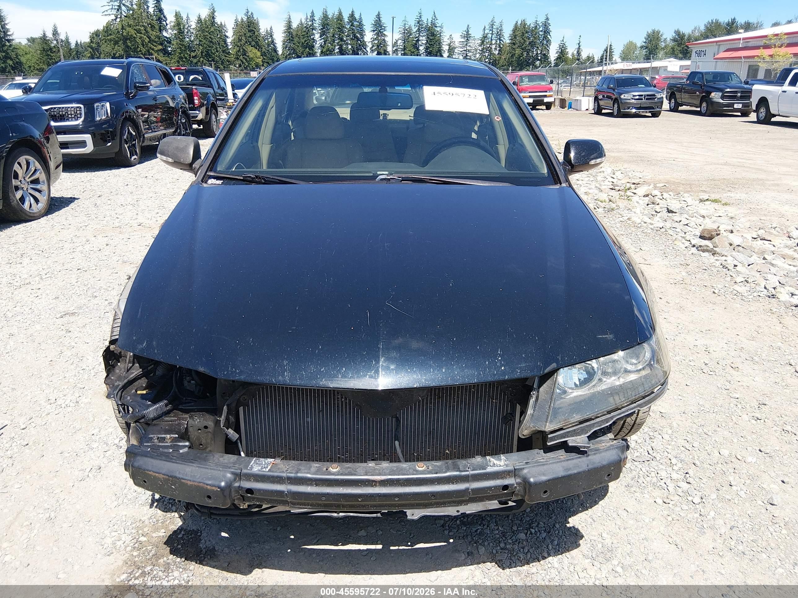 2008 Acura Tsx Black vin: JH4CL96878C019157