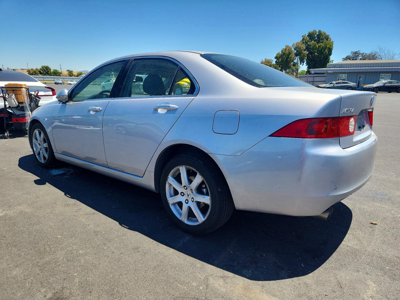 2004 Acura Tsx Silver vin: JH4CL96884C004774