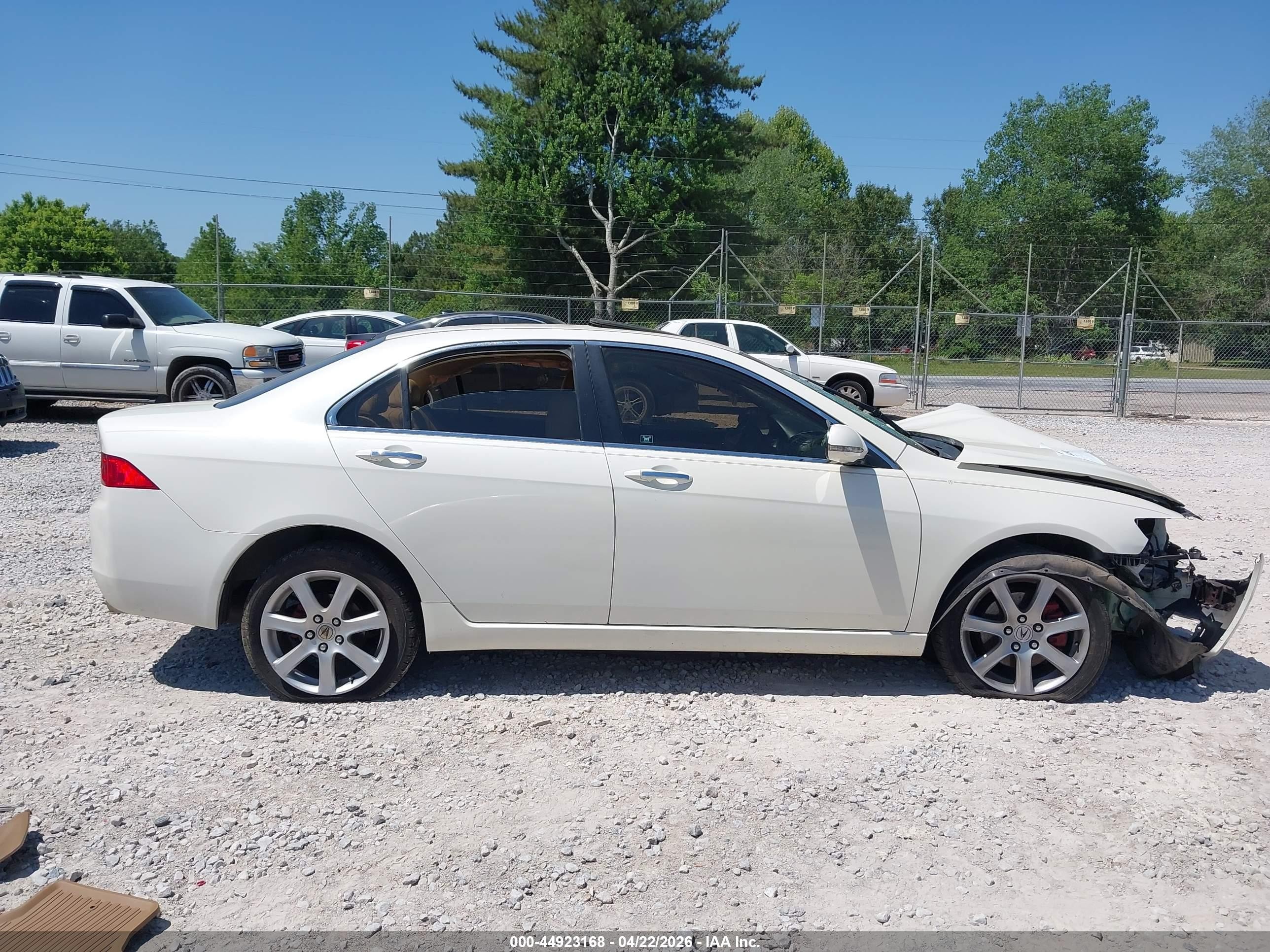 2004 Acura Tsx   White vin: JH4CL96884C022207