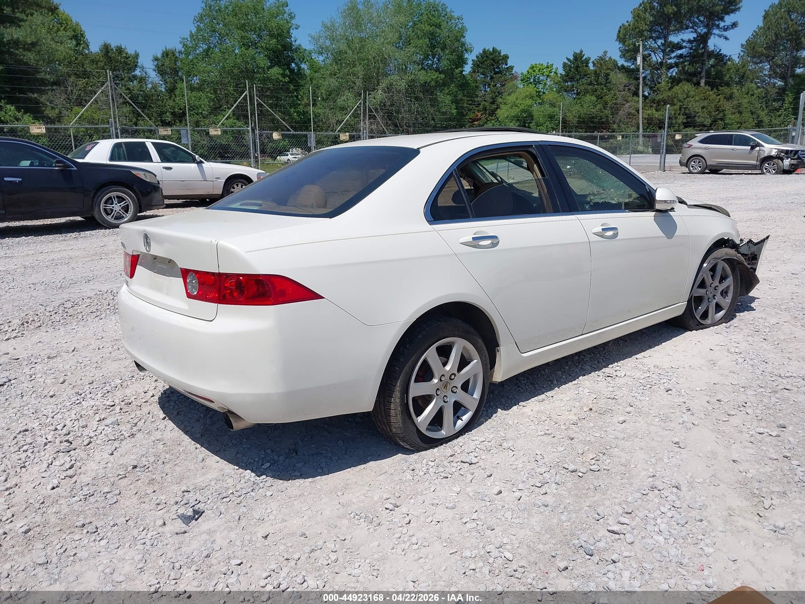 2004 Acura Tsx   White vin: JH4CL96884C022207