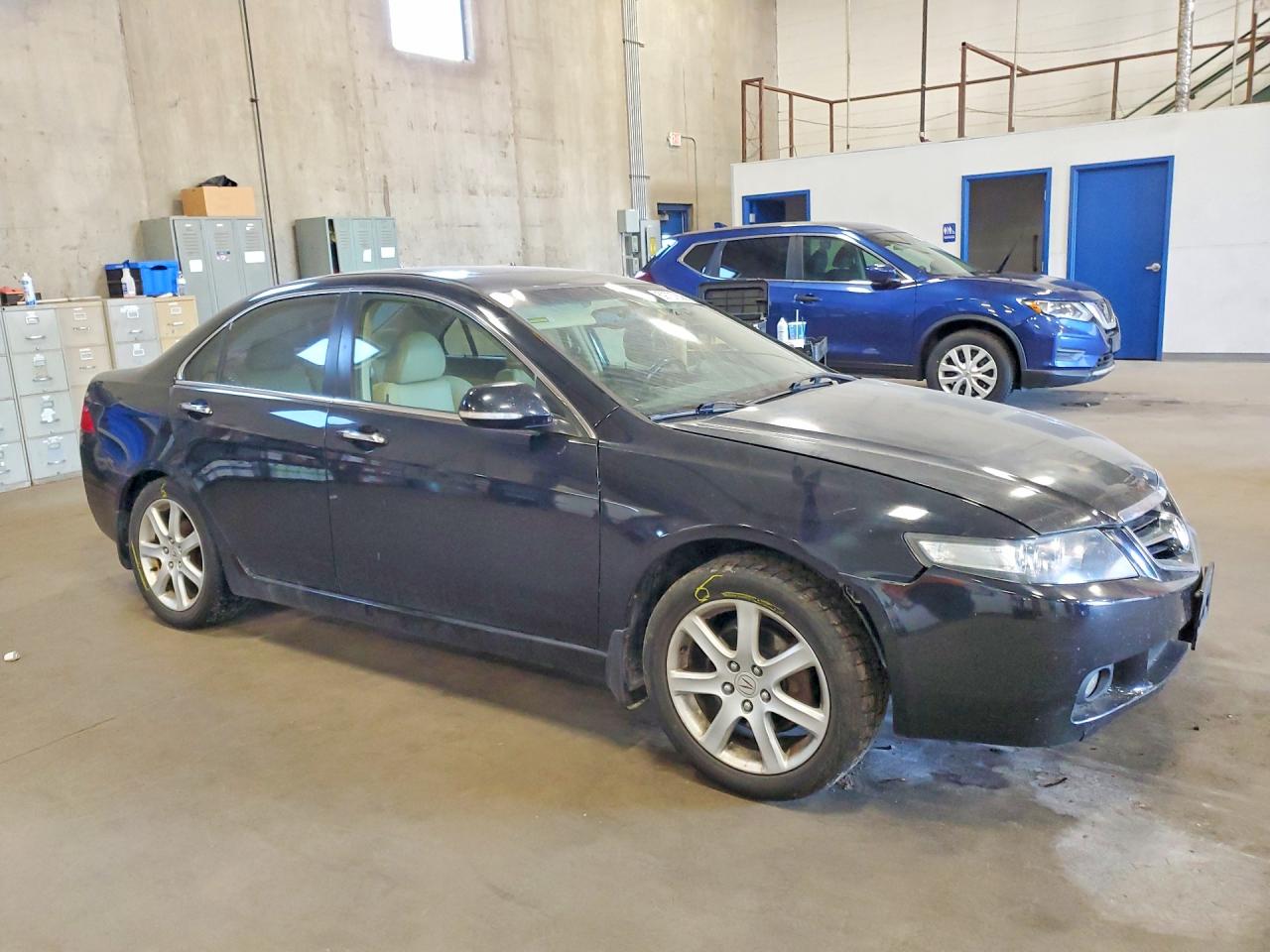2005 Acura Tsx Automatic Black vin: JH4CL96885C000712