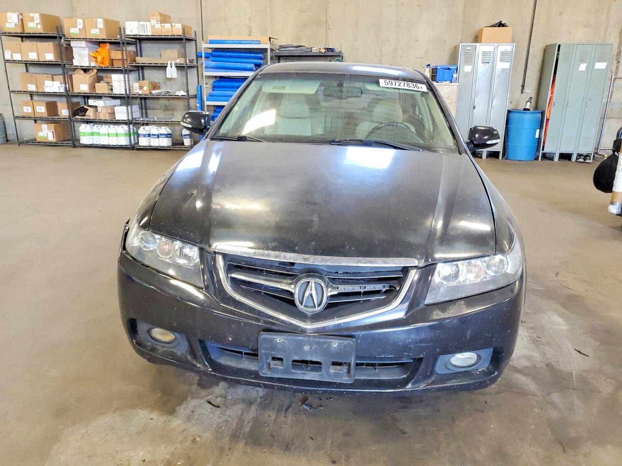 2005 Acura Tsx Automatic Black vin: JH4CL96885C000712