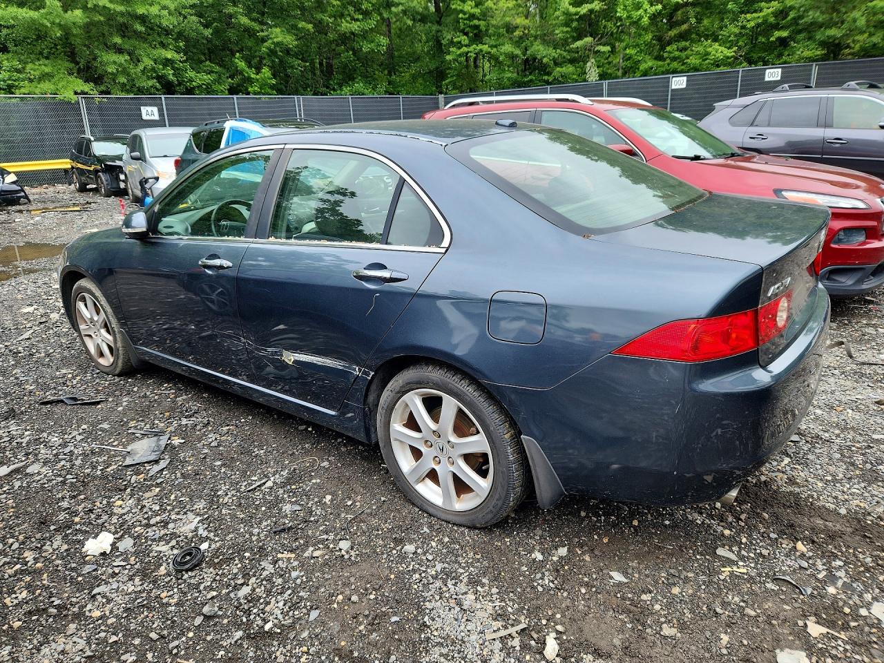 2005 Acura Tsx Gray vin: JH4CL96885C005117