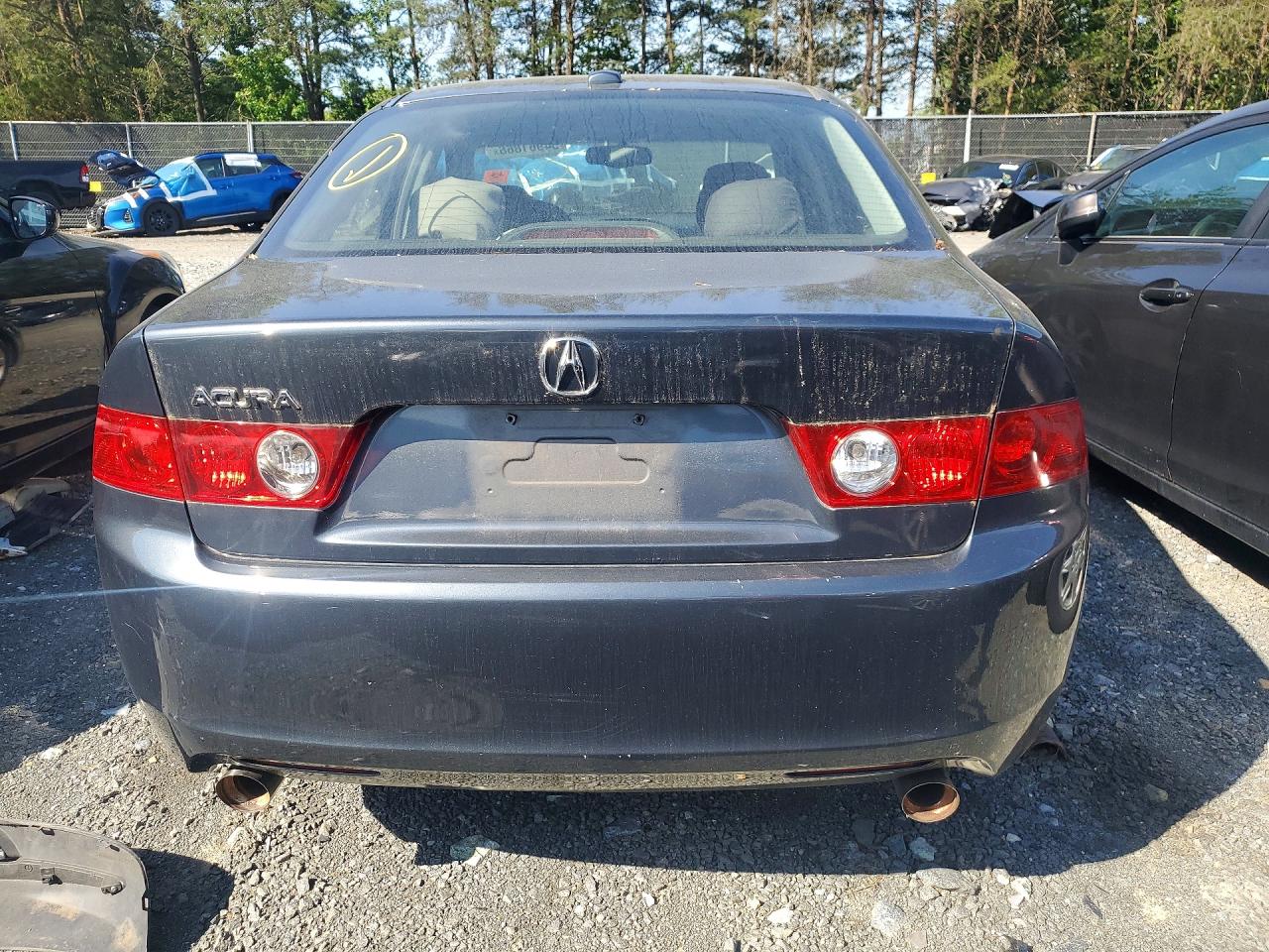 2005 Acura Tsx Gray vin: JH4CL96885C005117