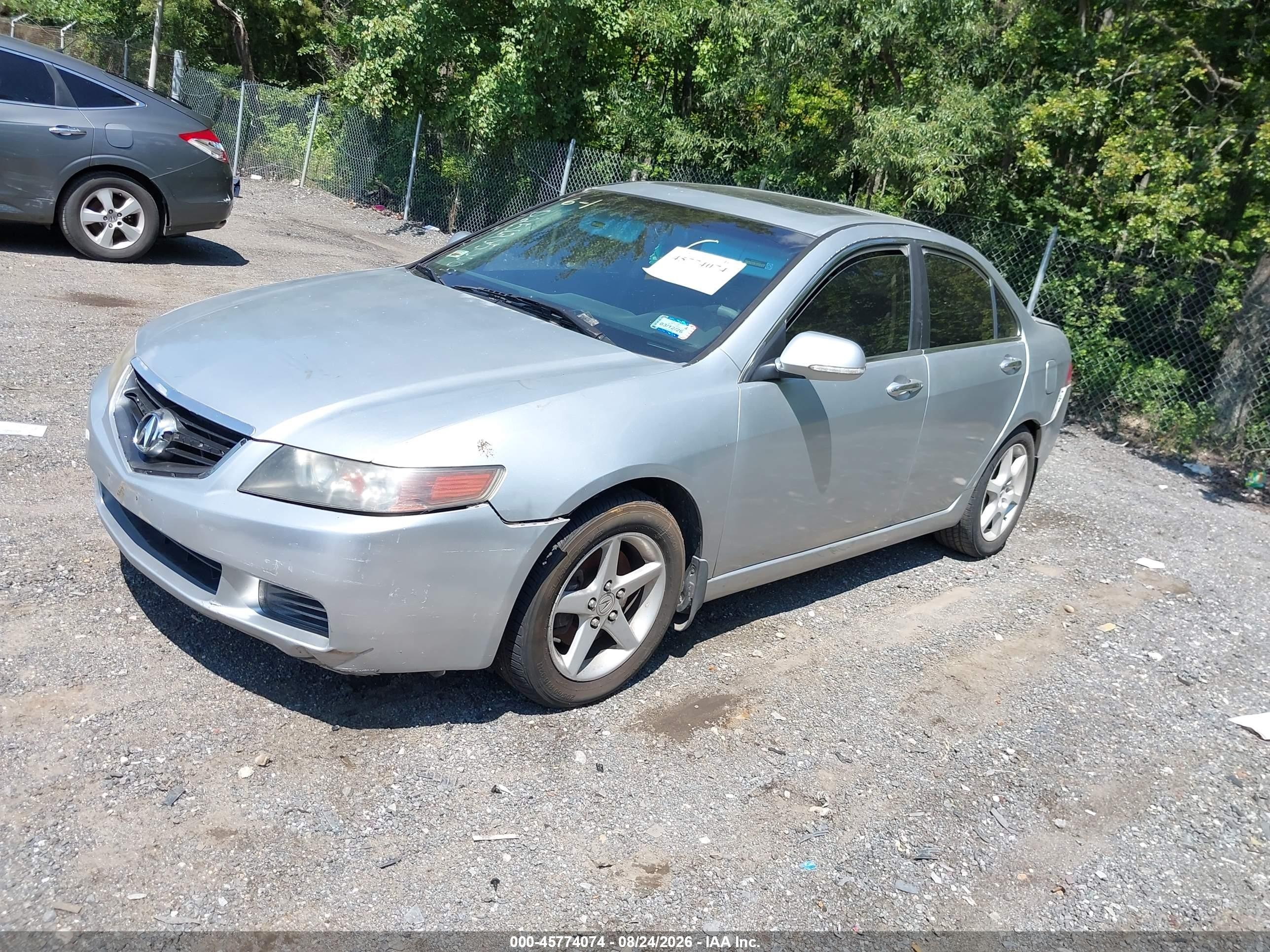 2005 Acura Tsx   Серебряный vin: JH4CL96885C021320