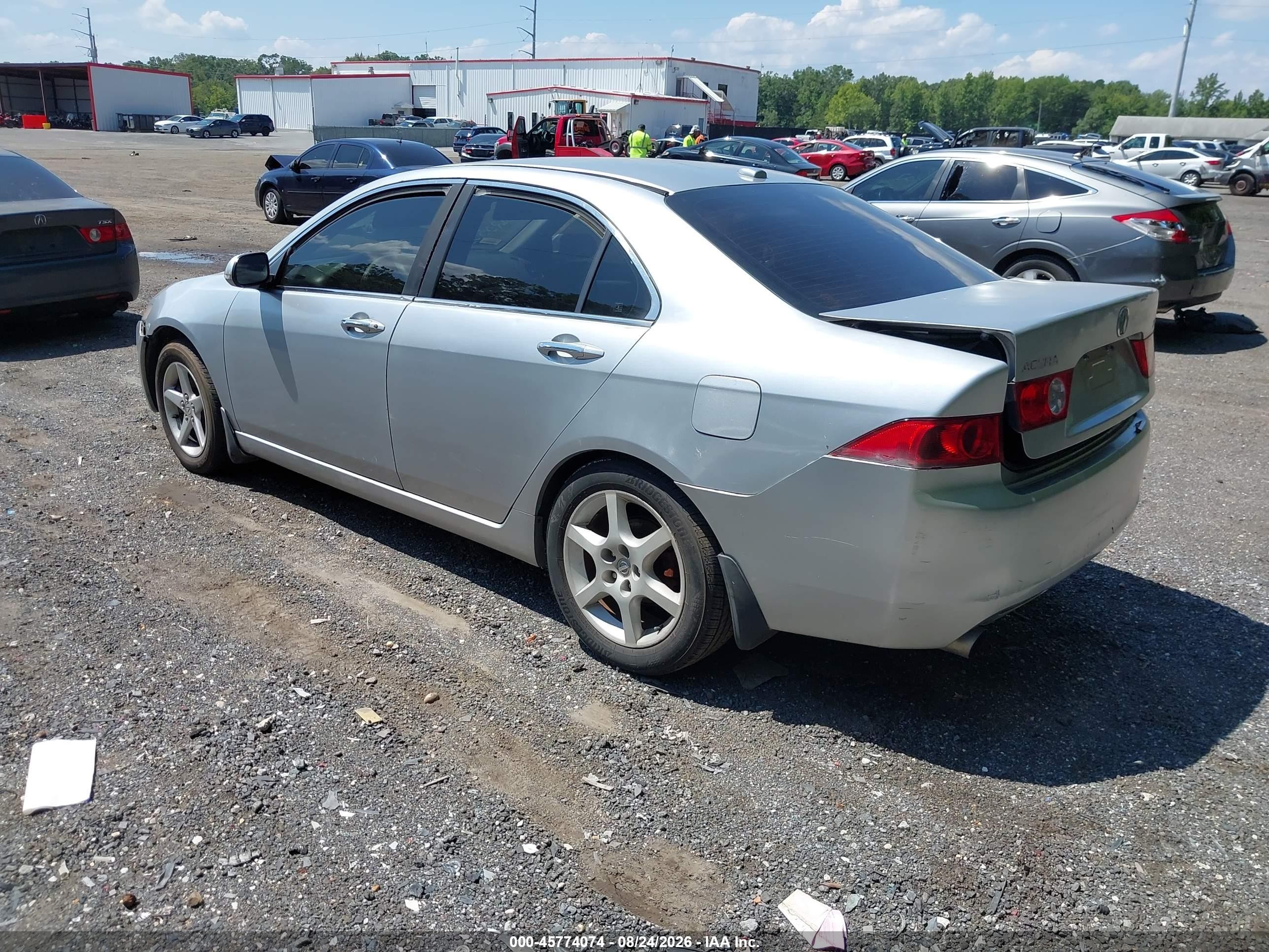 2005 Acura Tsx   Серебряный vin: JH4CL96885C021320