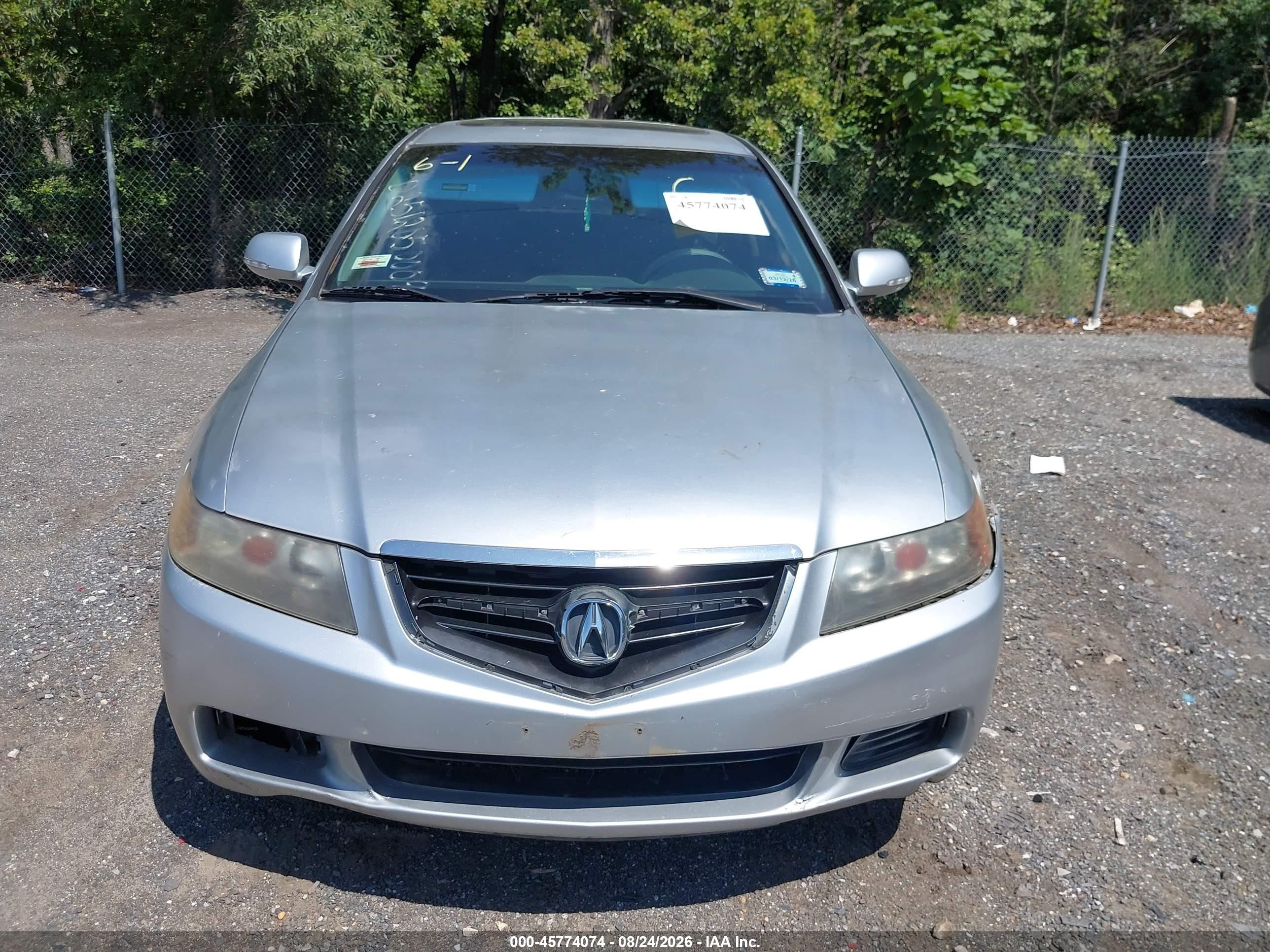 2005 Acura Tsx   Серебряный vin: JH4CL96885C021320