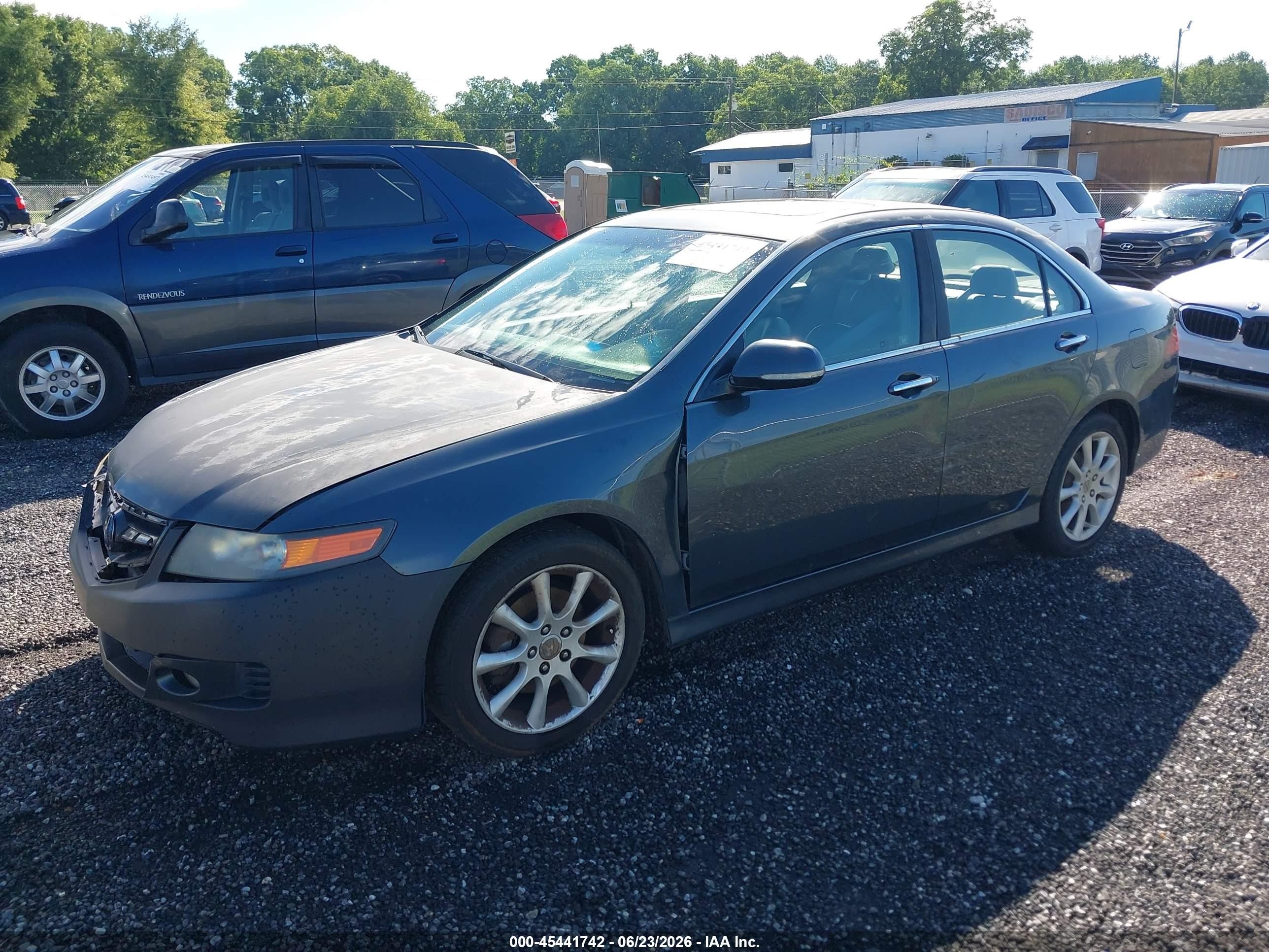 2006 Acura Tsx   Gray vin: JH4CL96886C000310
