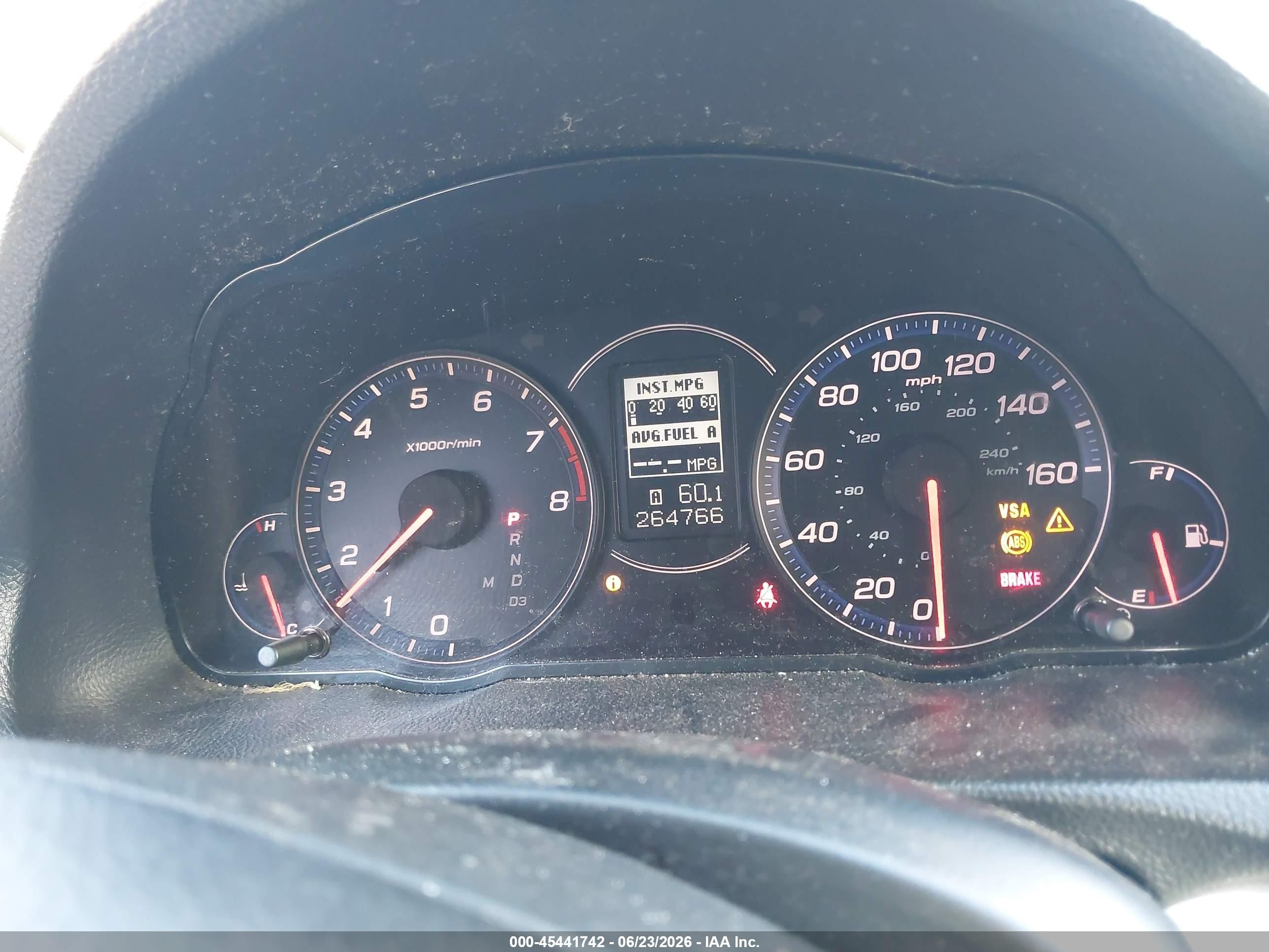 2006 Acura Tsx   Gray vin: JH4CL96886C000310