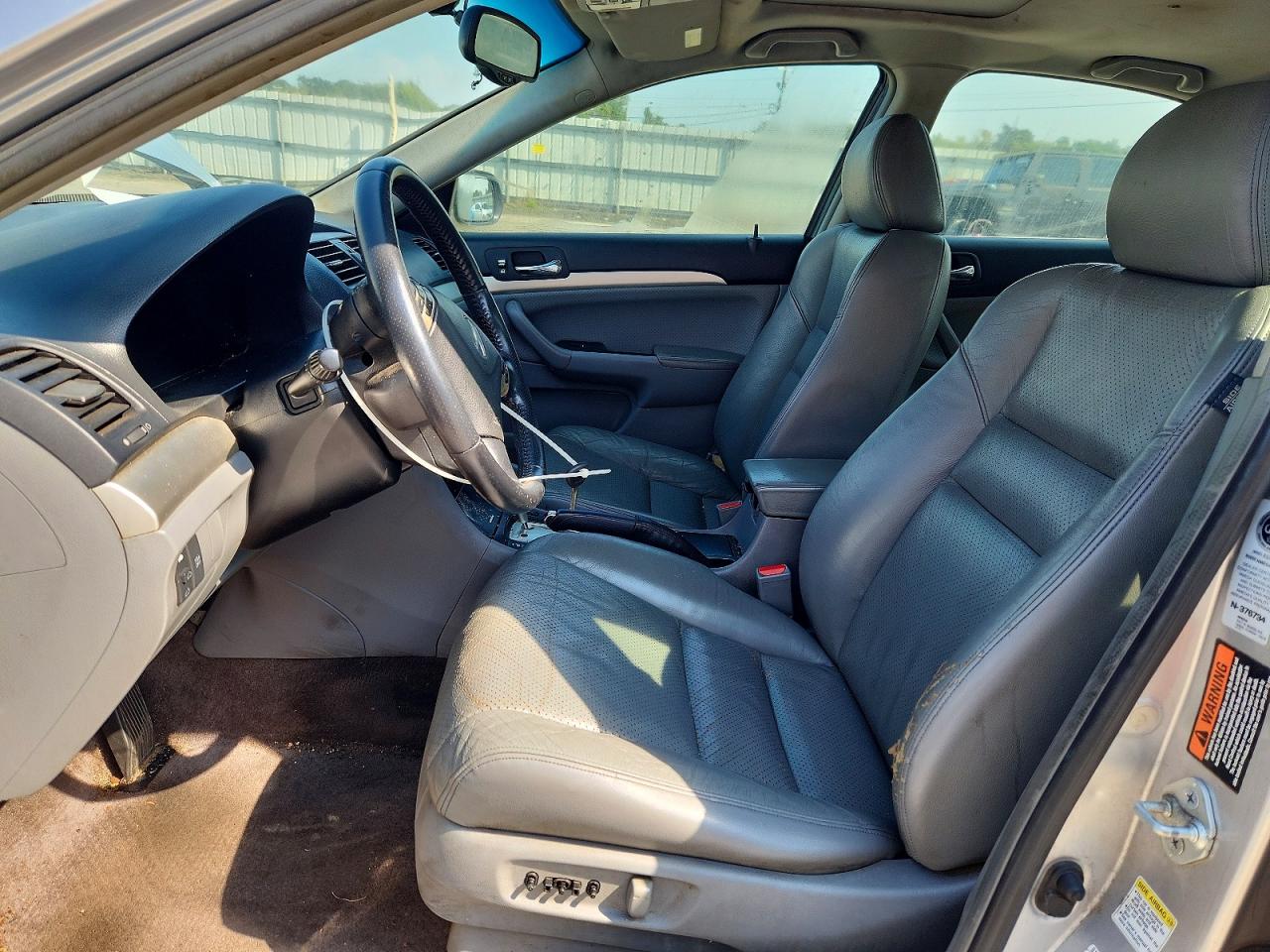 2006 Acura Tsx Silver vin: JH4CL96886C006494