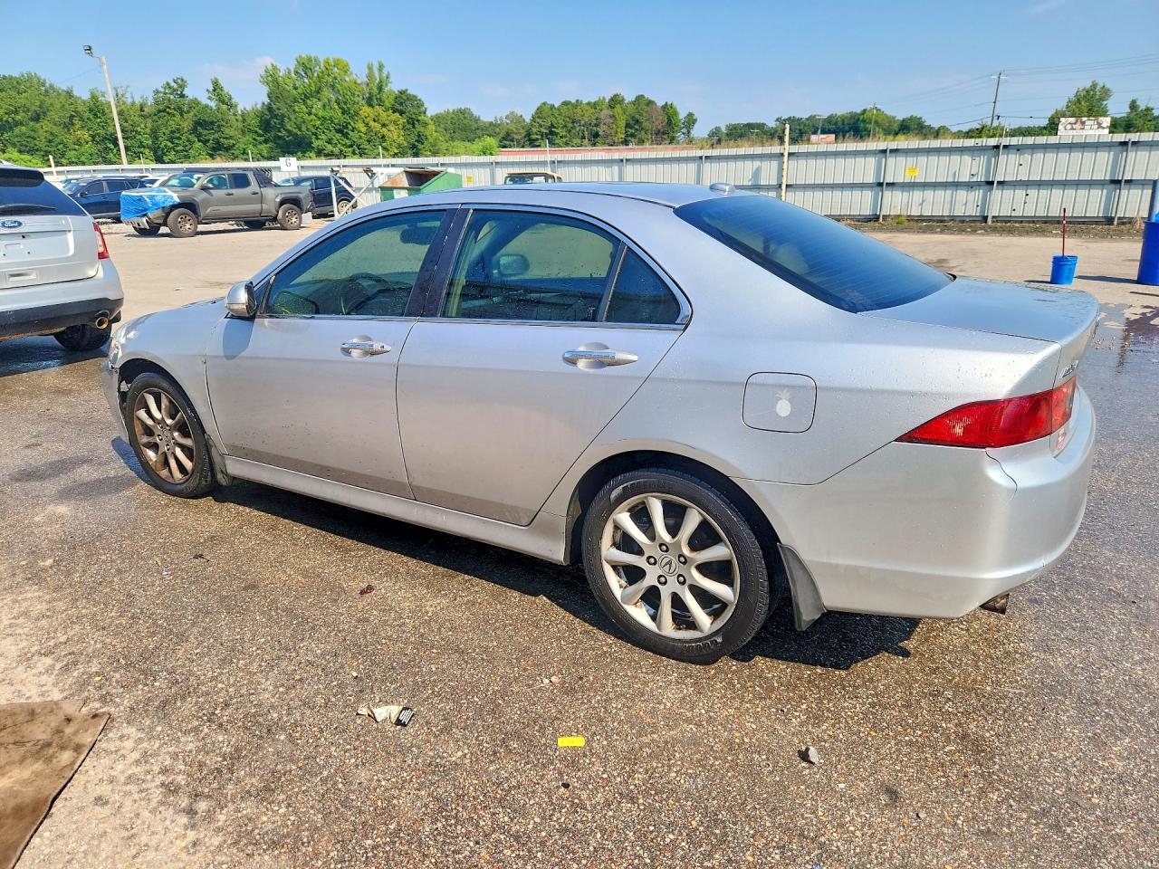 2006 Acura Tsx Silver vin: JH4CL96886C006494