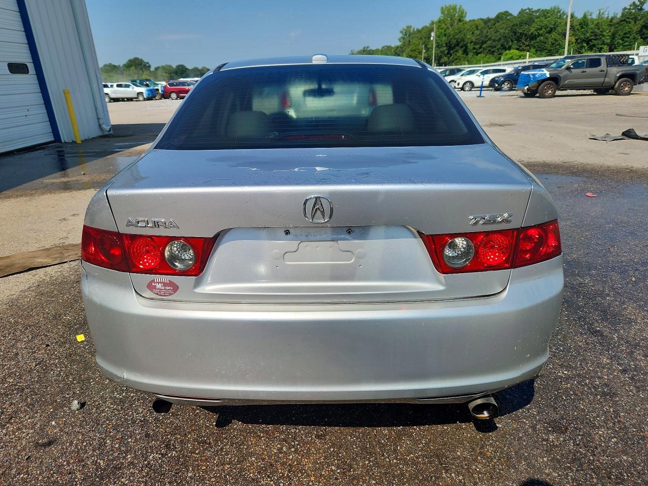 2006 Acura Tsx Silver vin: JH4CL96886C006494