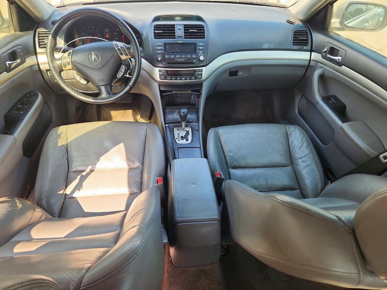 2006 Acura Tsx Silver vin: JH4CL96886C006494