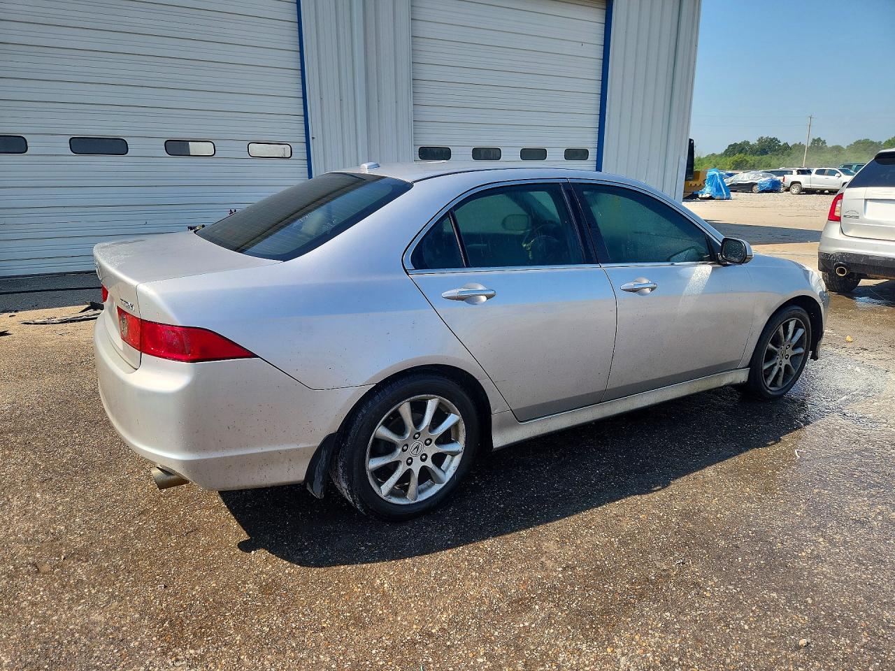 2006 Acura Tsx Silver vin: JH4CL96886C006494