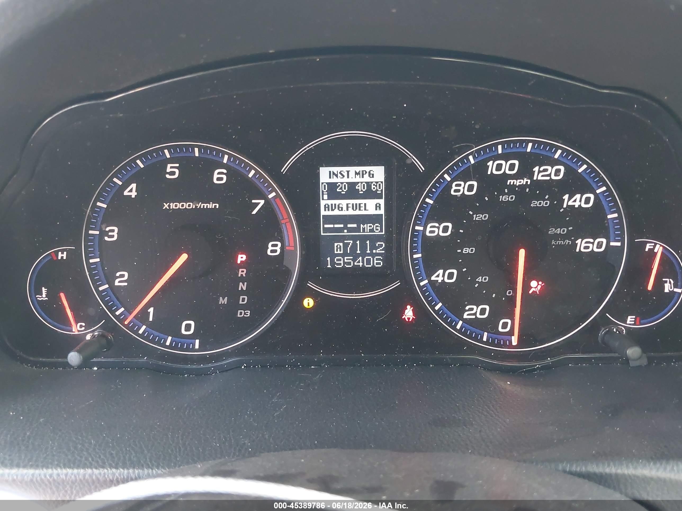 2006 Acura Tsx   Light Blue vin: JH4CL96886C019908