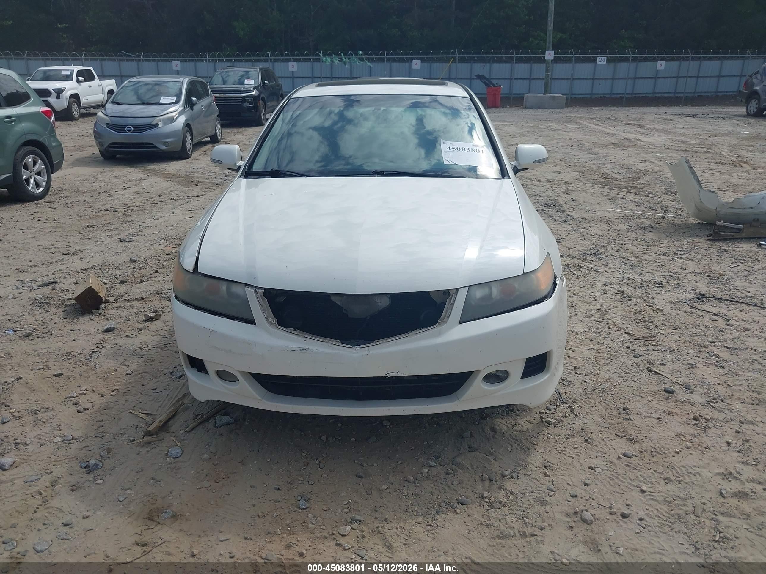 2006 Acura Tsx   White vin: JH4CL96886C032190