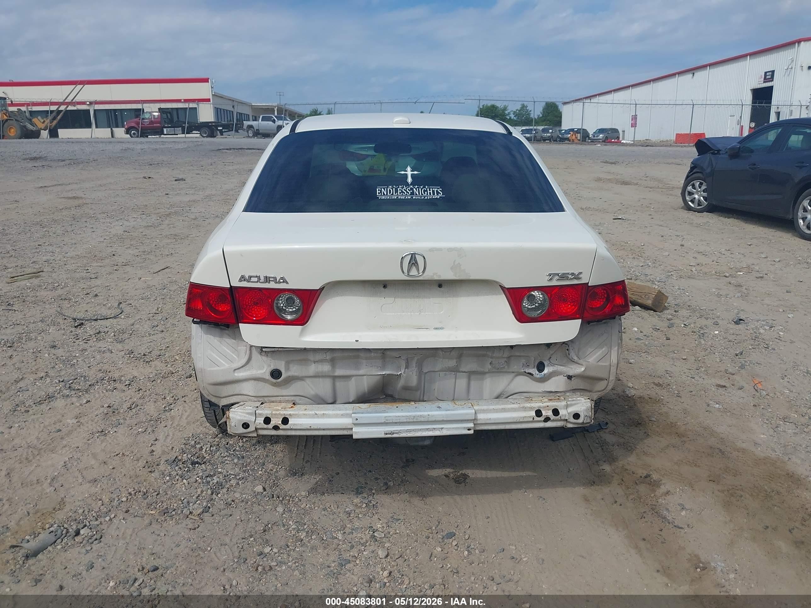 2006 Acura Tsx   White vin: JH4CL96886C032190