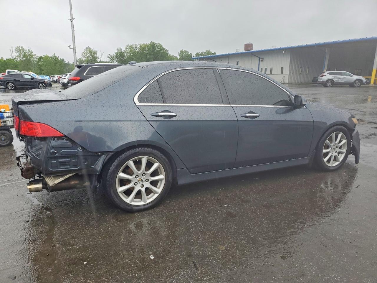 2007 Acura Tsx Gray vin: JH4CL96887C002429