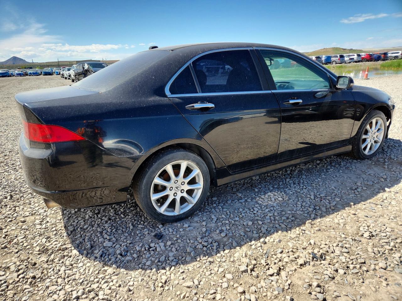 2007 Acura Tsx Черный vin: JH4CL96887C008263