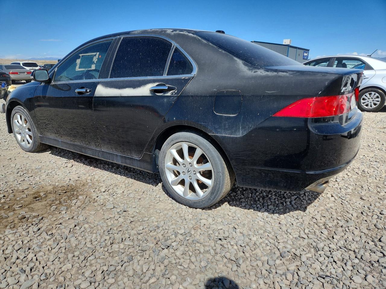 2007 Acura Tsx Черный vin: JH4CL96887C008263