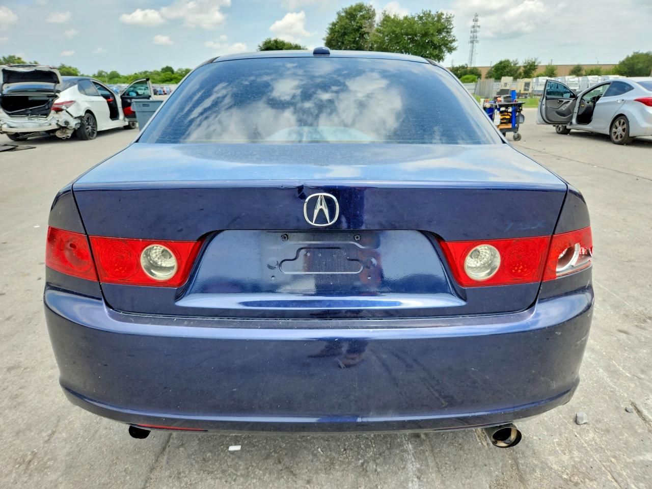 2007 Acura Tsx Blue vin: JH4CL96887C013026