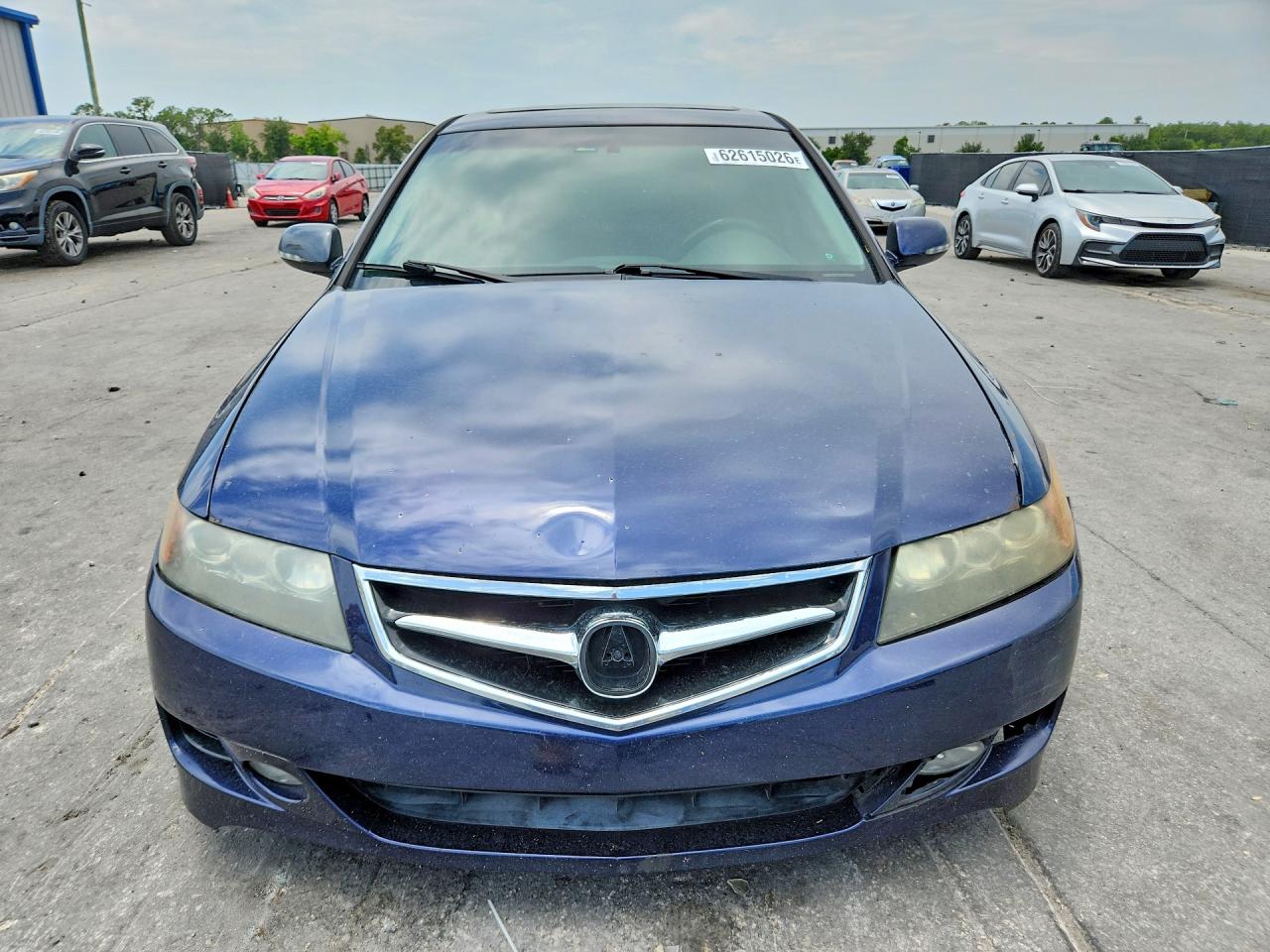2007 Acura Tsx Blue vin: JH4CL96887C013026