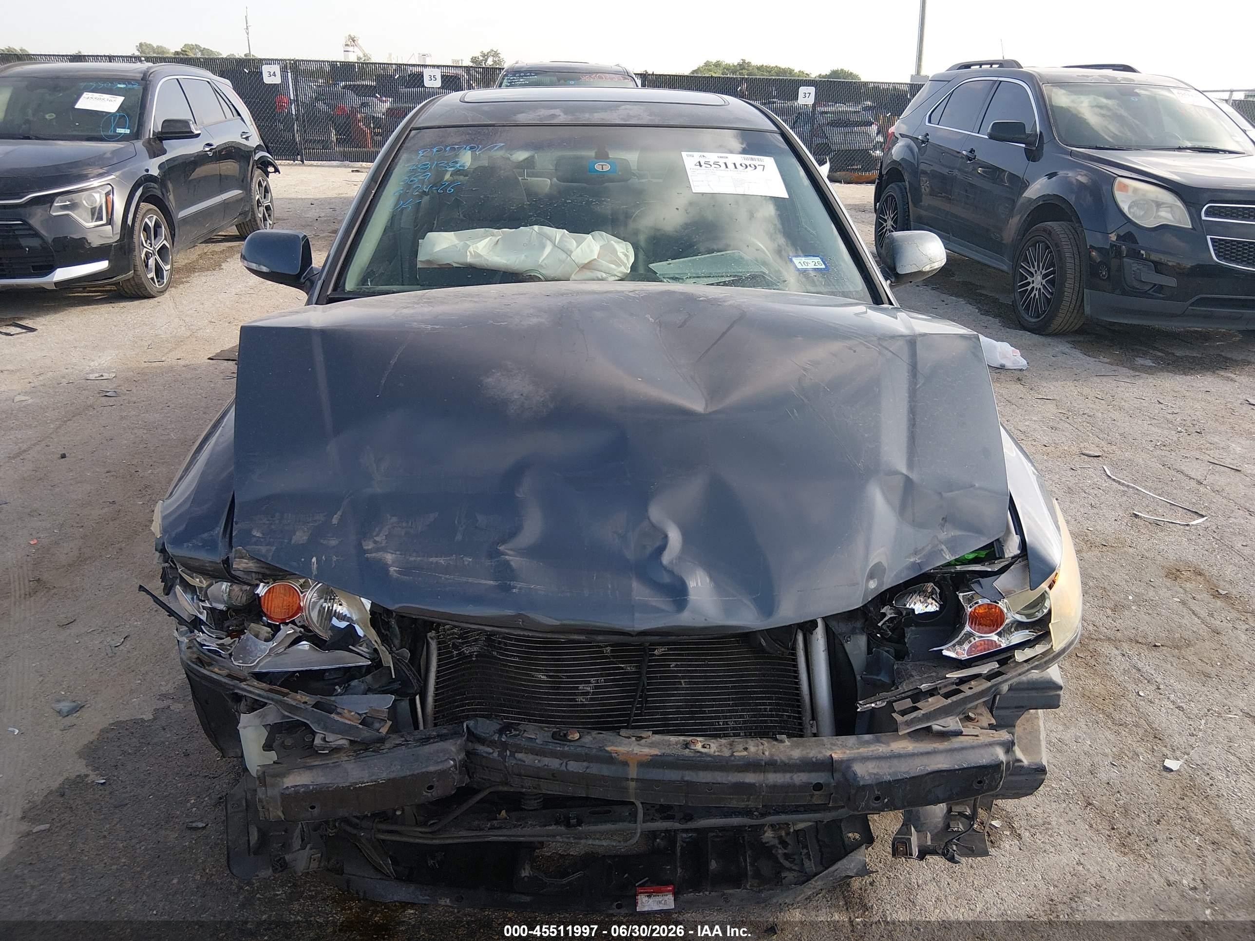 2007 Acura Tsx   Gray vin: JH4CL96887C019506