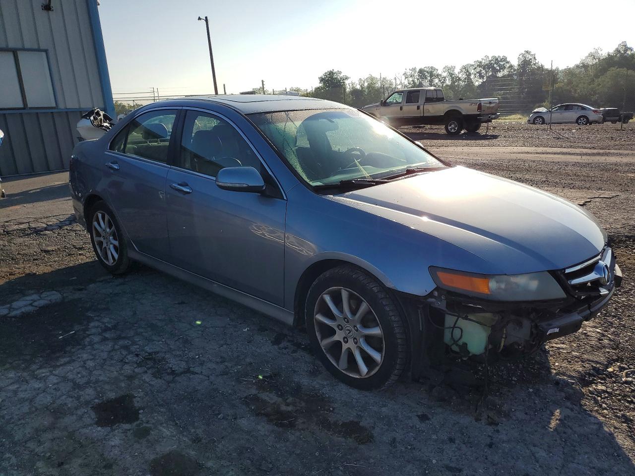 2008 Acura Tsx Blue vin: JH4CL96888C008944