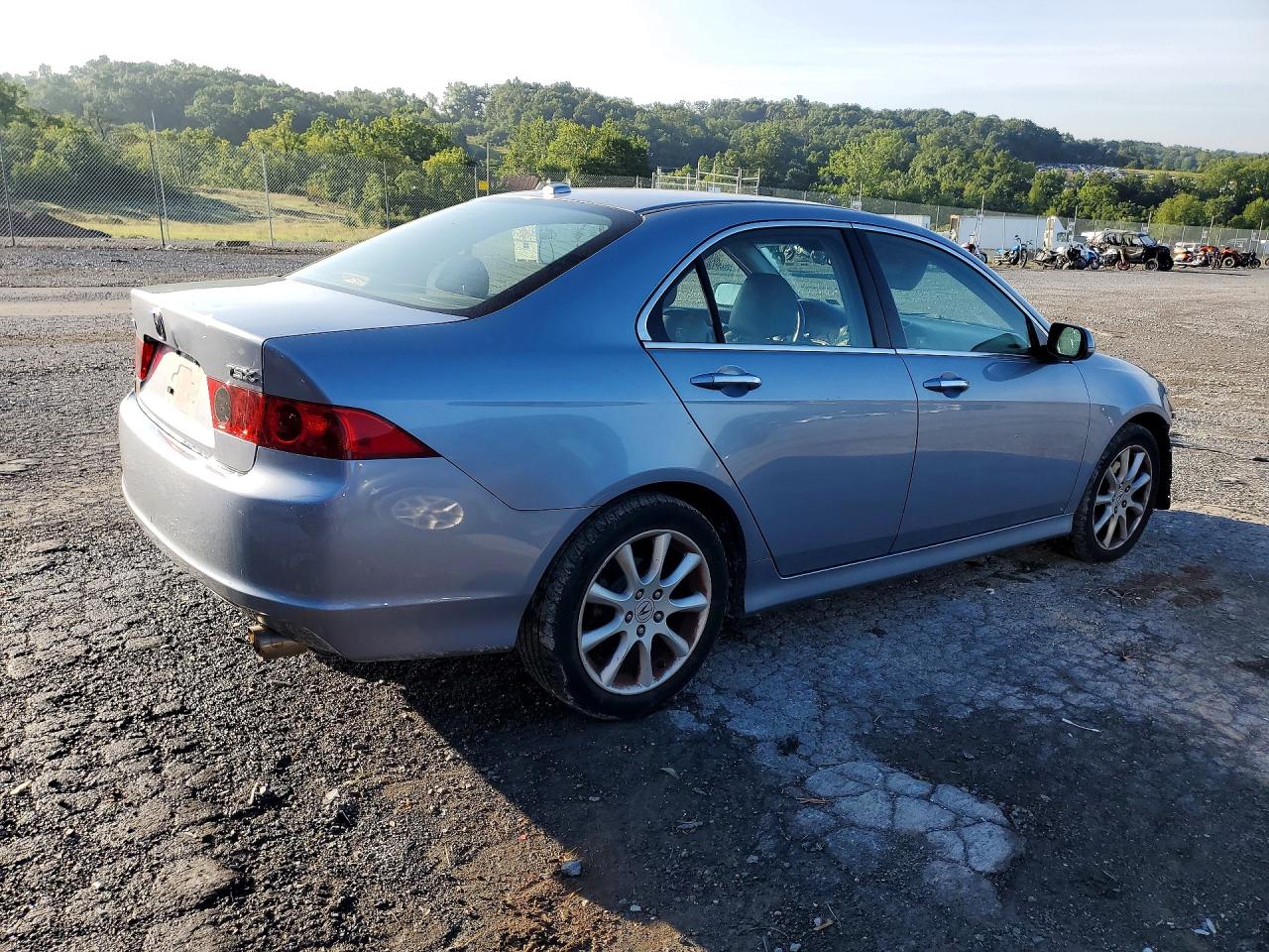 2008 Acura Tsx Blue vin: JH4CL96888C008944