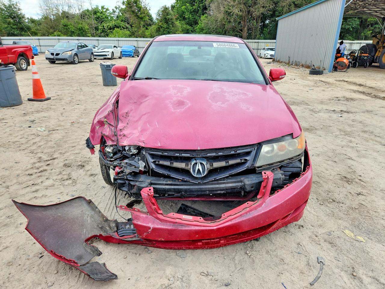 2008 Acura Tsx Красный vin: JH4CL96888C013982